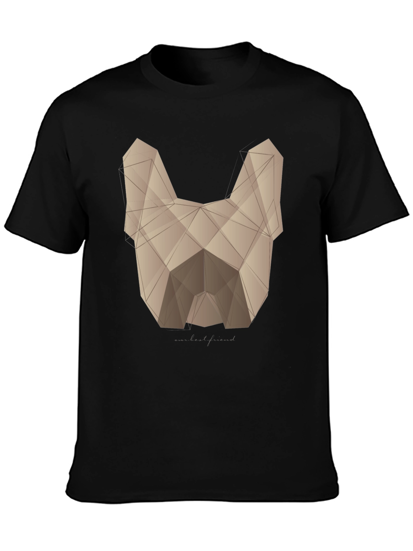 Geometric Dog Graphic T-Shirt - Modern Canine Art - 3