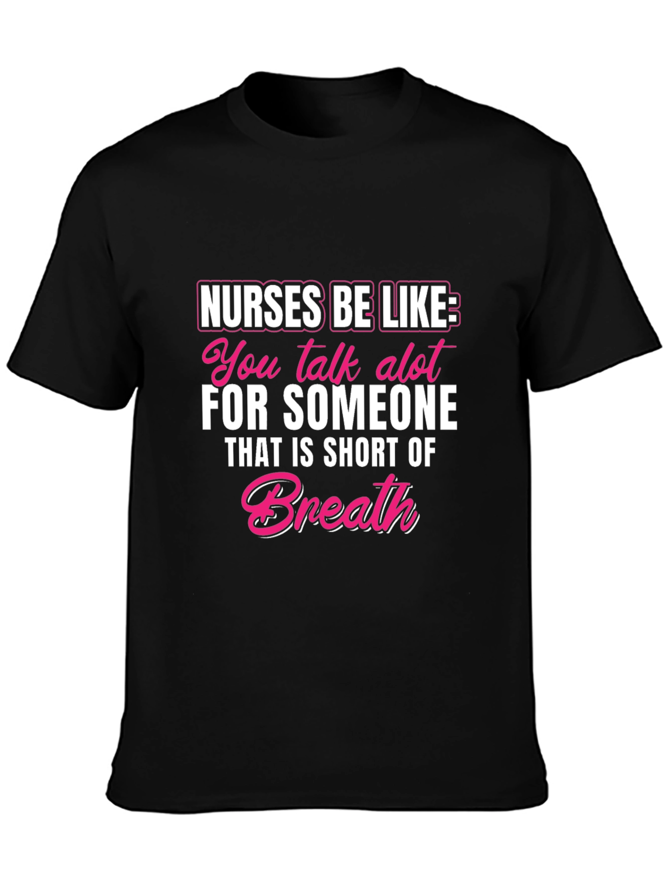 Black Nurses Be Like T-Shirt: Funny Sarcastic Graphic Tee view 3
