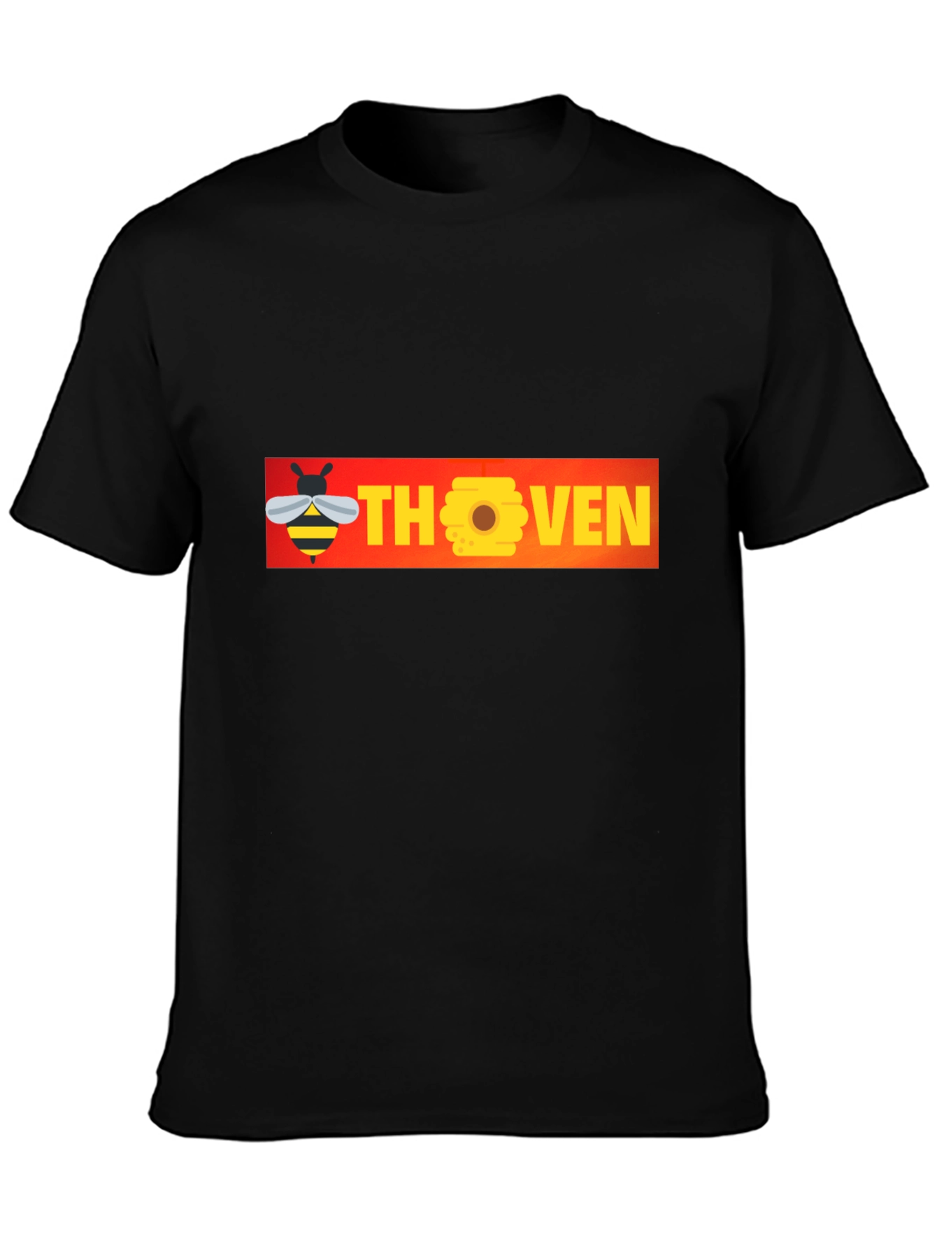 Black Bee-thoven T-Shirt view 3