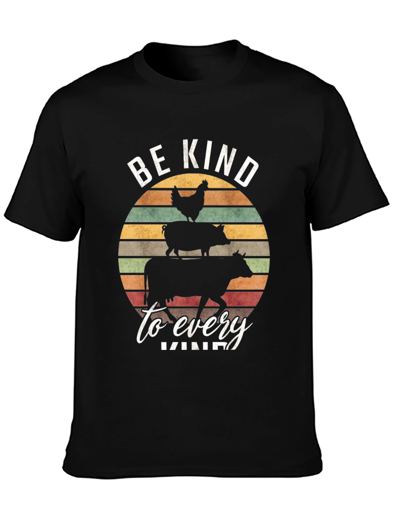 Black Be Kind to Every Kind T-Shirt view 3