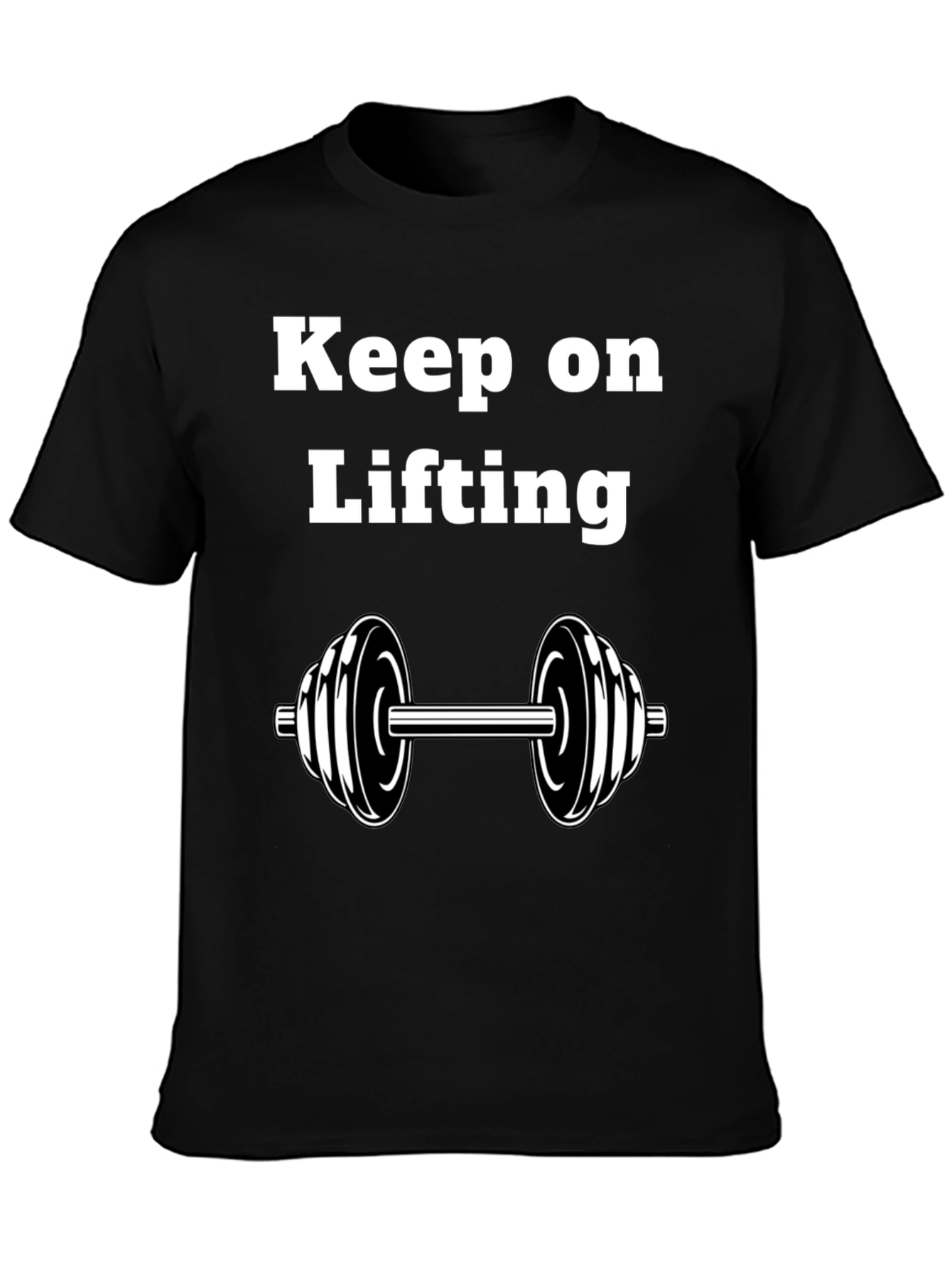 Black Keep On Lifting T-Shirt view 3