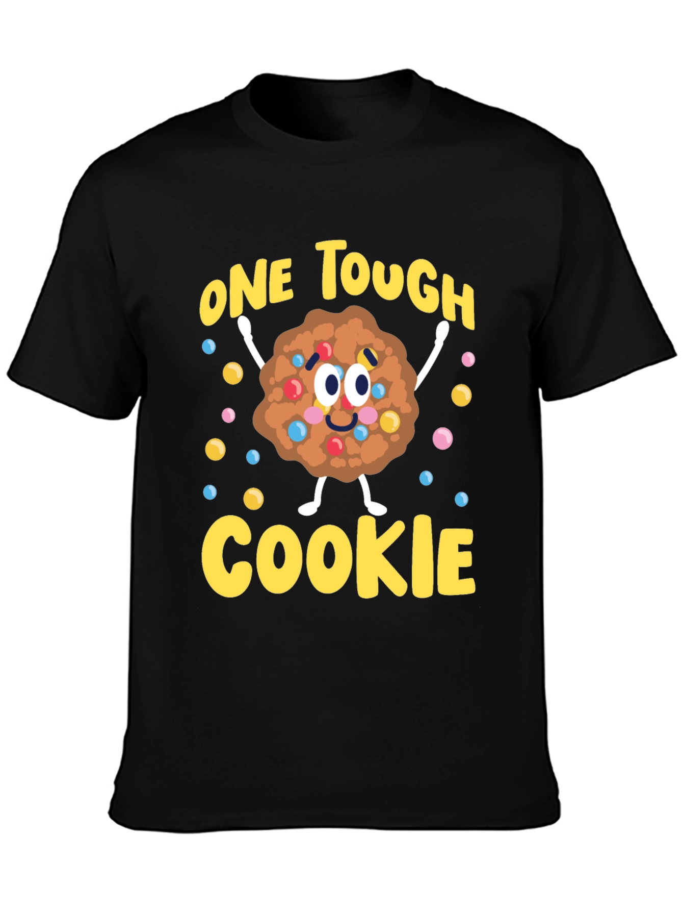 Black One Tough Cookie Graphic T-Shirt view 3