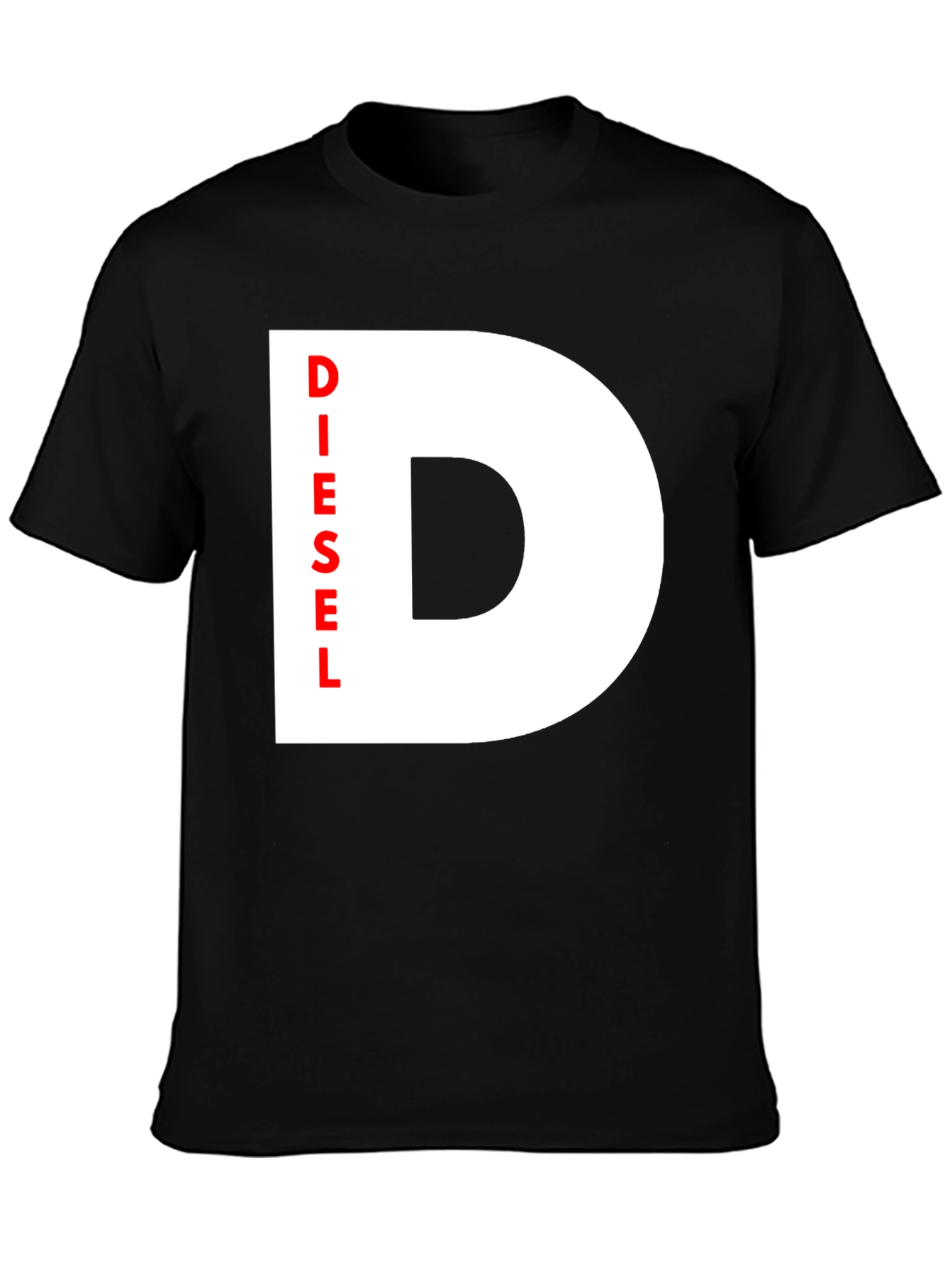 Black Diesel Graphic Tee - Modern Casual Style view 3