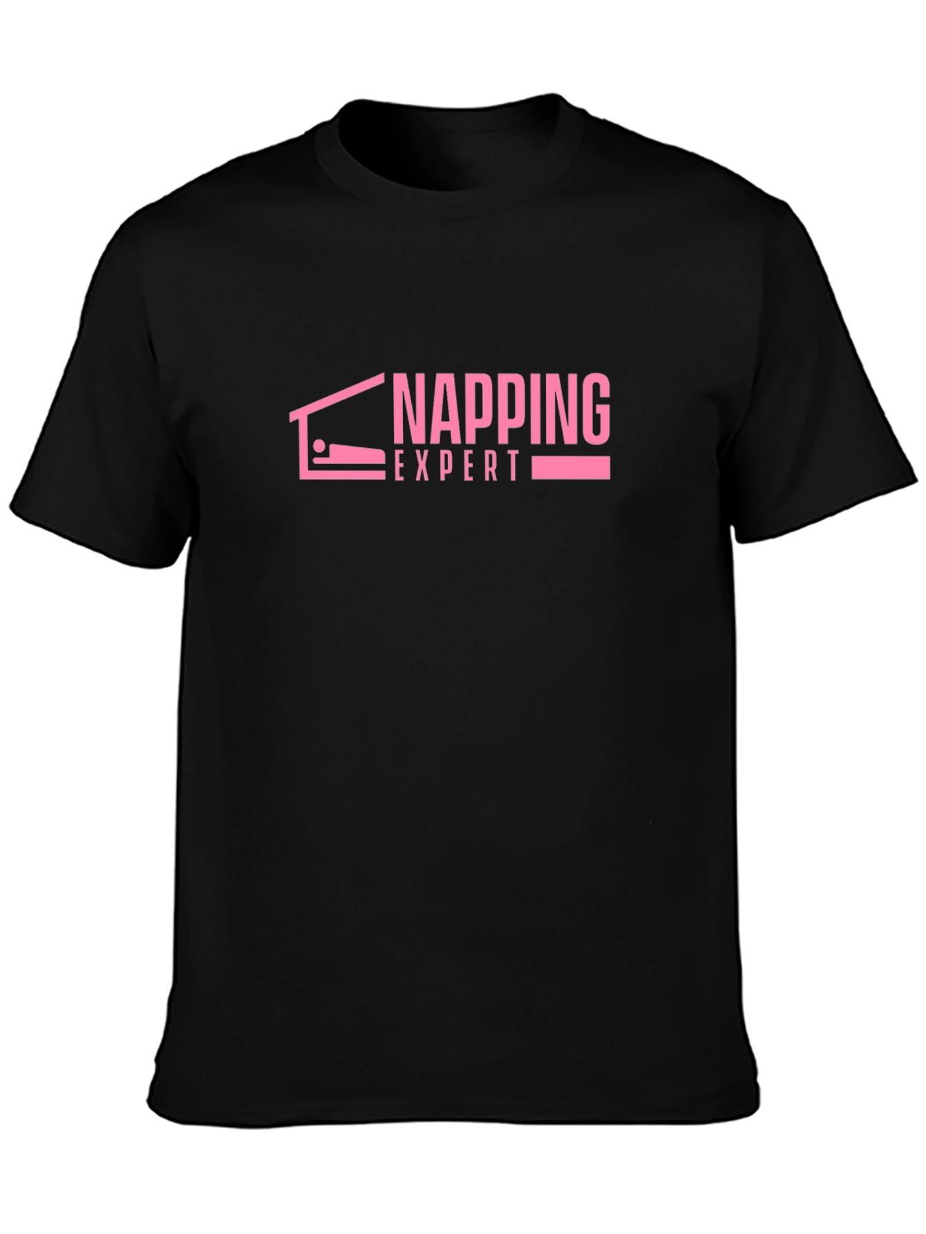Black Napping Expert Graphic T-Shirt - Black view 3