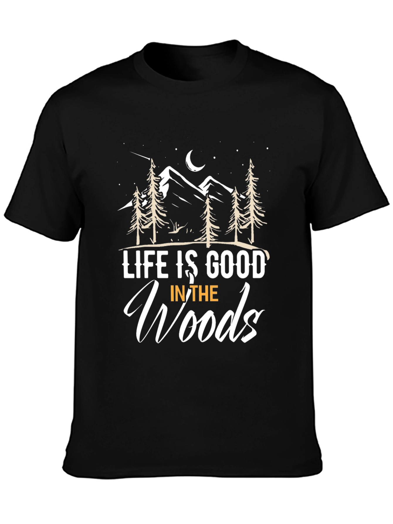 Black Life is Good in the Woods T-Shirt view 3