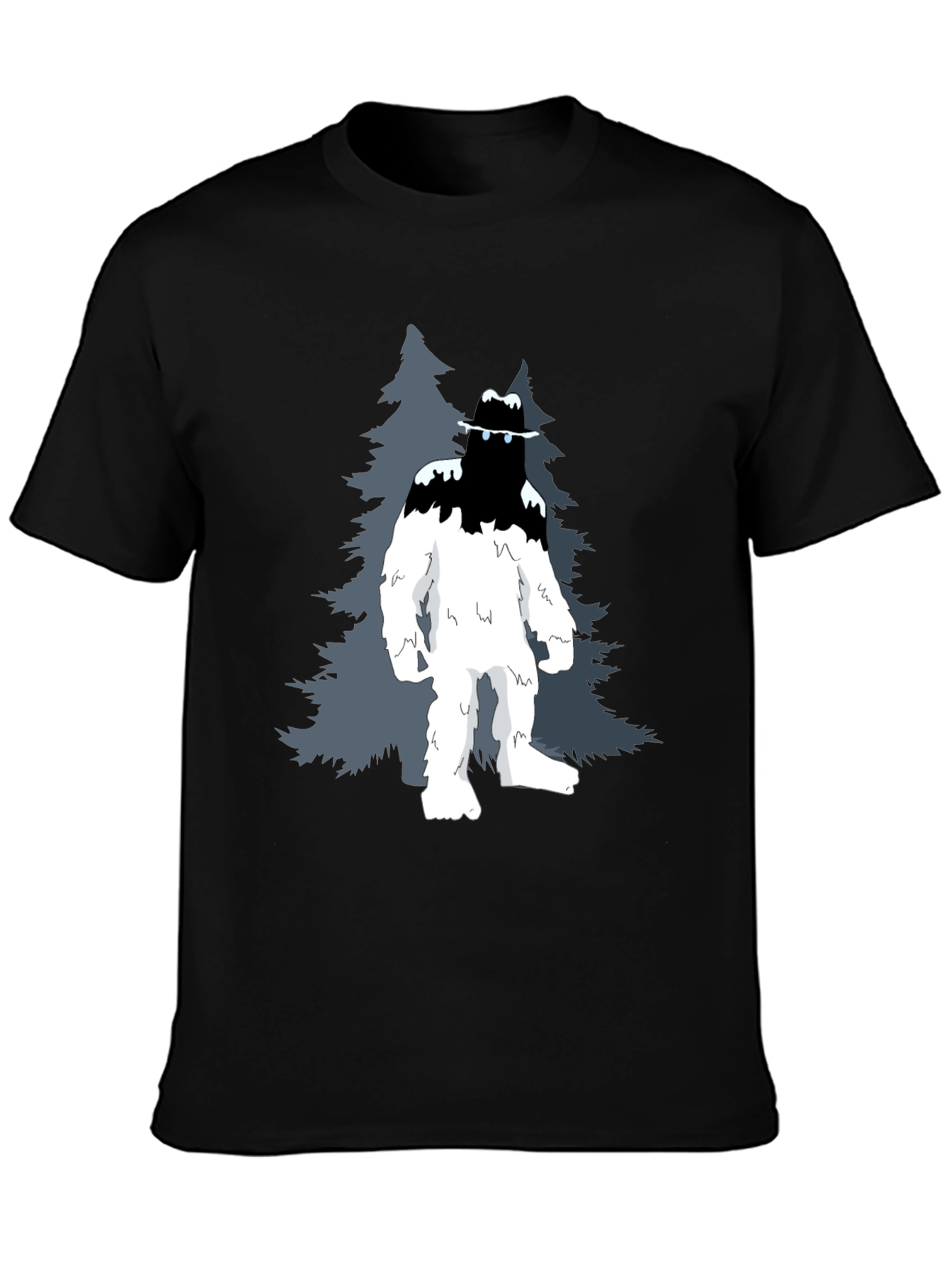 Black Sasquatch Graphic Tee - Mystery in the Mountains view 3