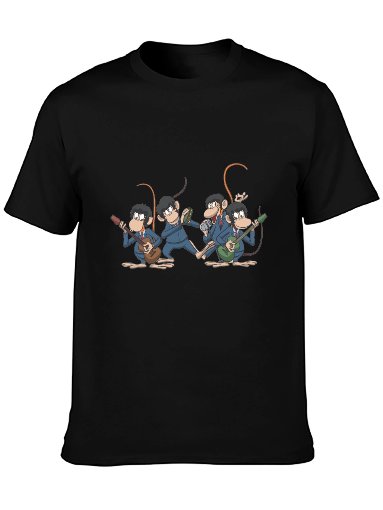 Black Monkey Beatles Band T-Shirt view 3