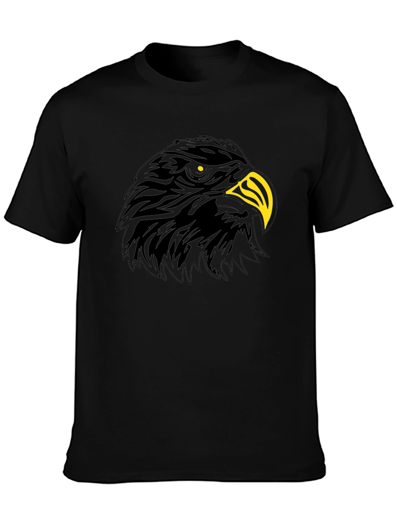 Black Black Eagle Graphic Tee - Men's Fashion view 3