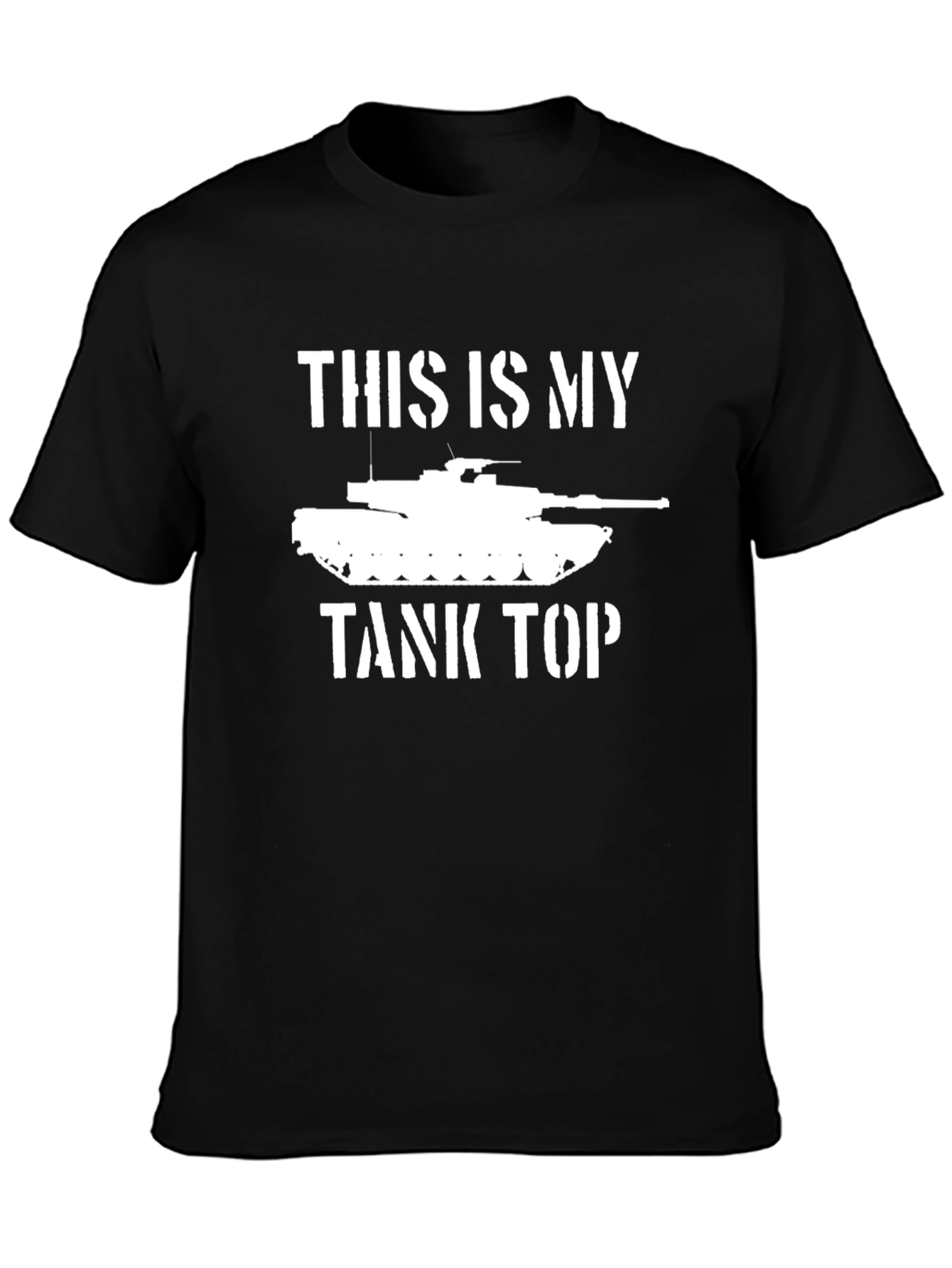 Black This is My Tank Top T-Shirt view 3