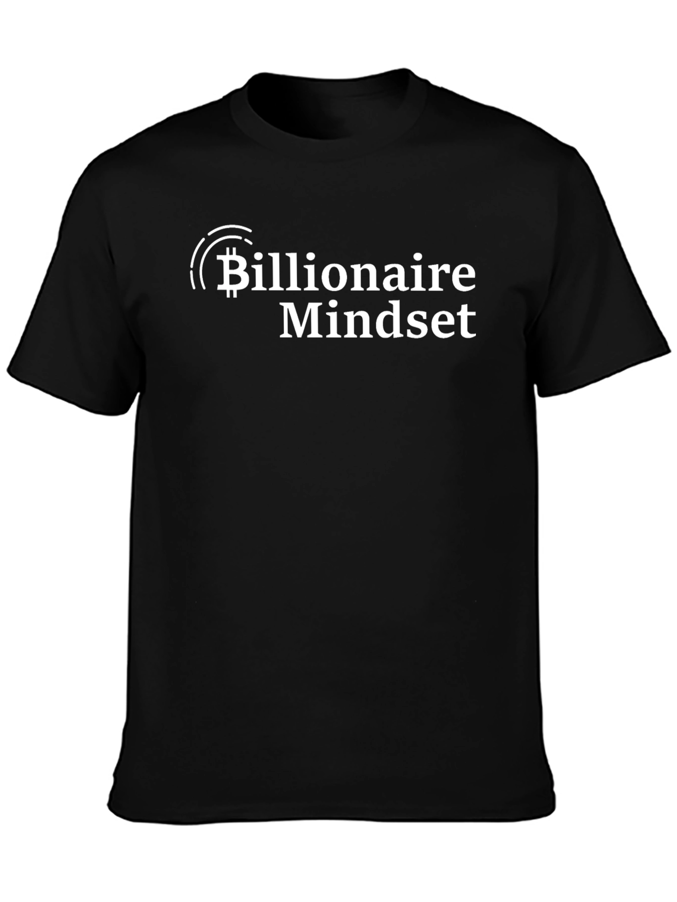 Black Billionaire Mindset Black T-Shirt view 3
