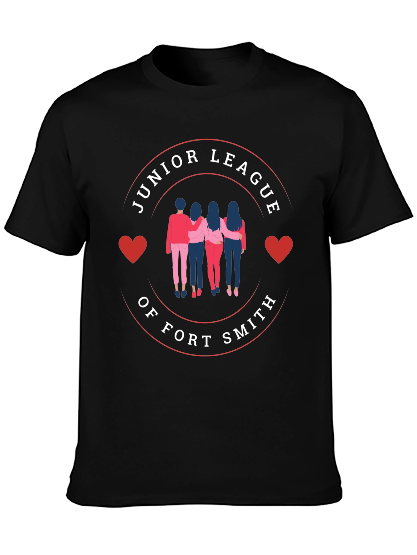 Black Junior League of Fort Smith Graphic Tee view 3