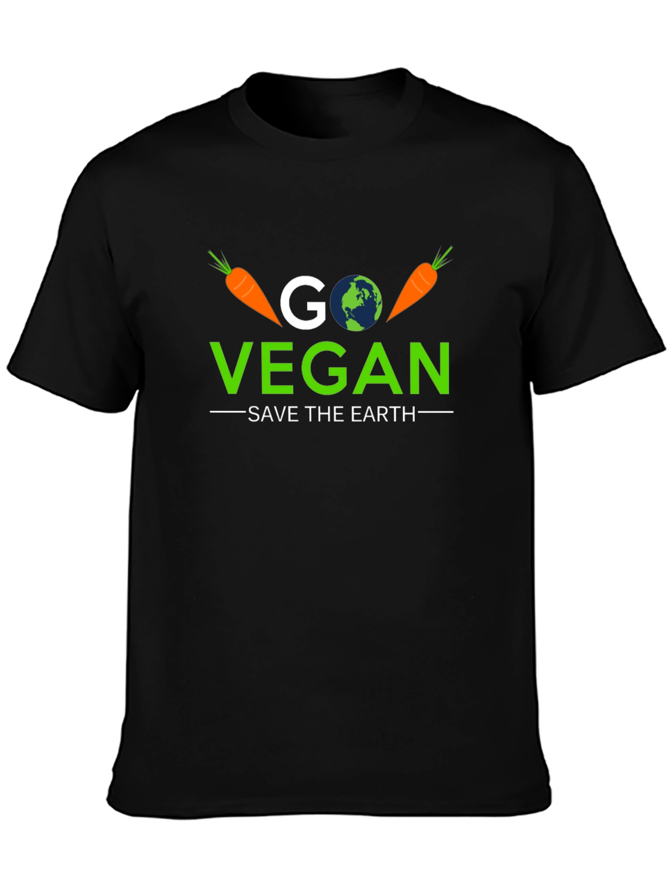 Go Vegan Save the Earth T-Shirt - 3