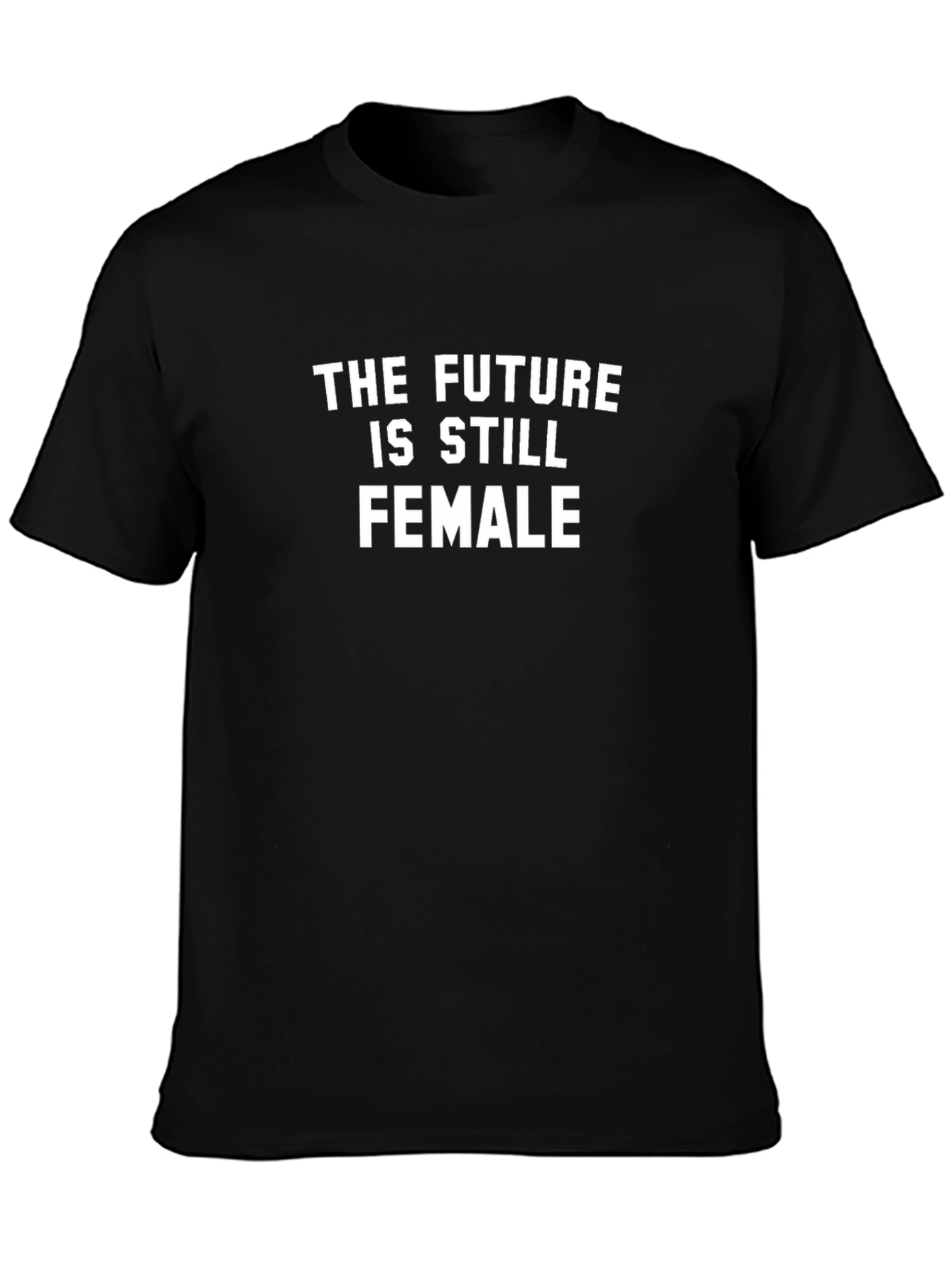 Black The Future is Still Female Graphic Tee - Black view 3