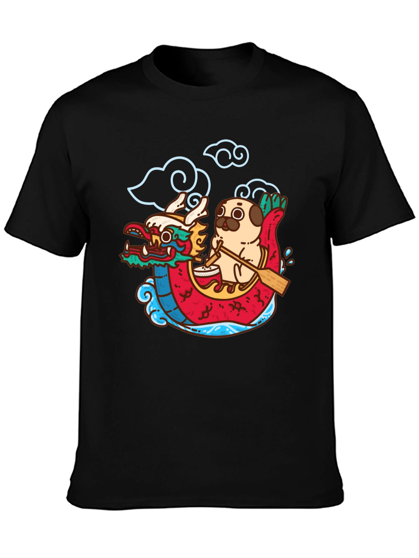Dragon Boat Pug T-Shirt - 3
