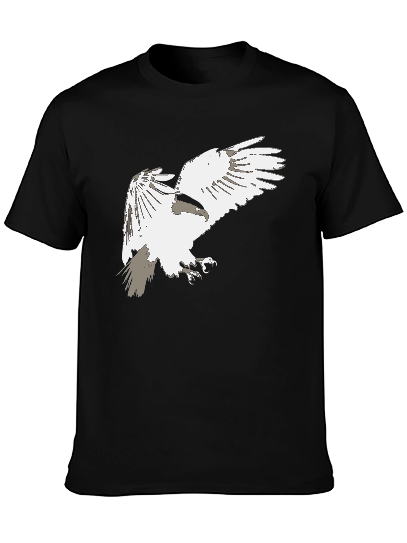 Black Eagle Graphic Print T-Shirt view 3