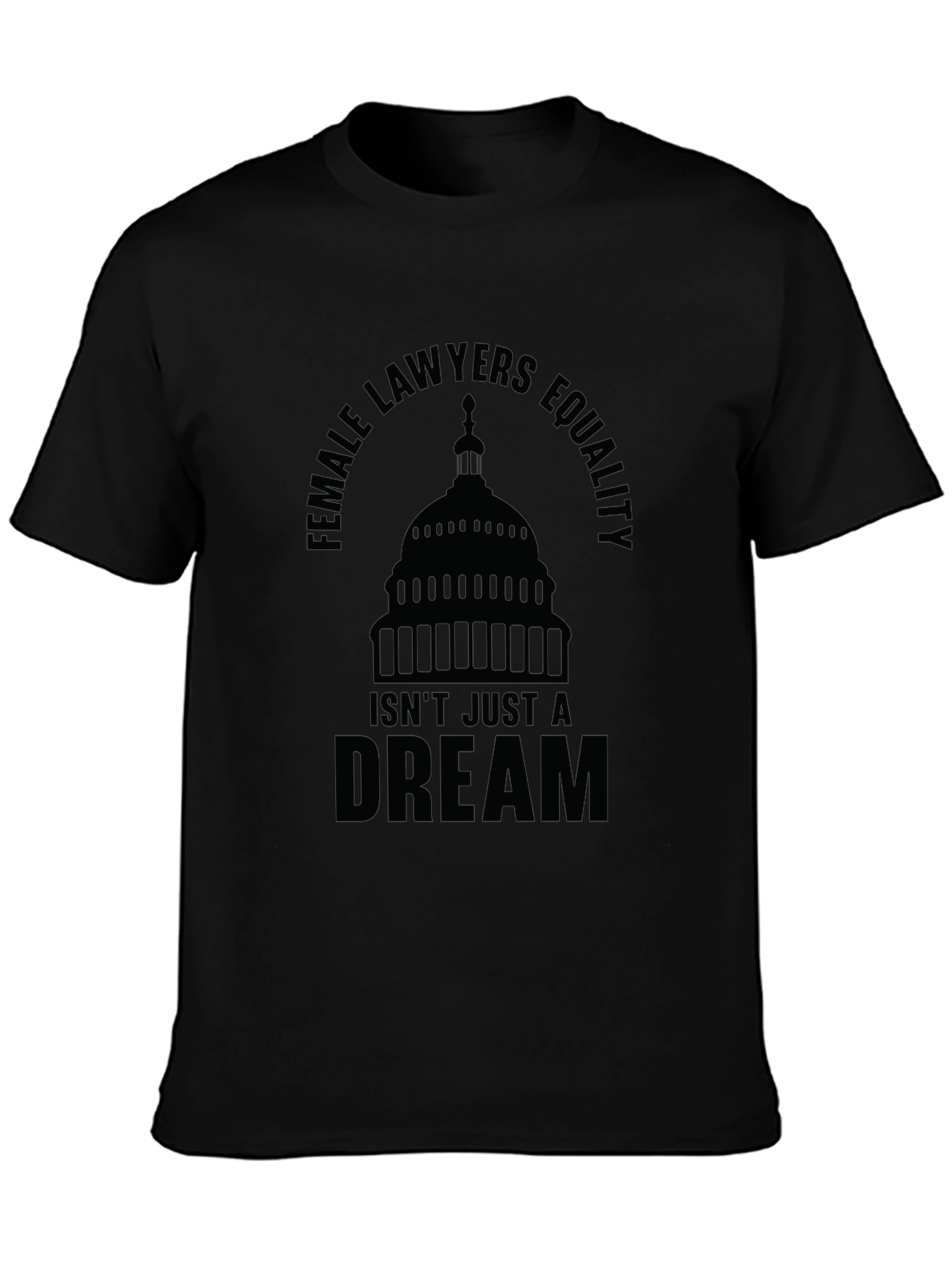 Black Female Lawyers Equality Dream T-Shirt view 3