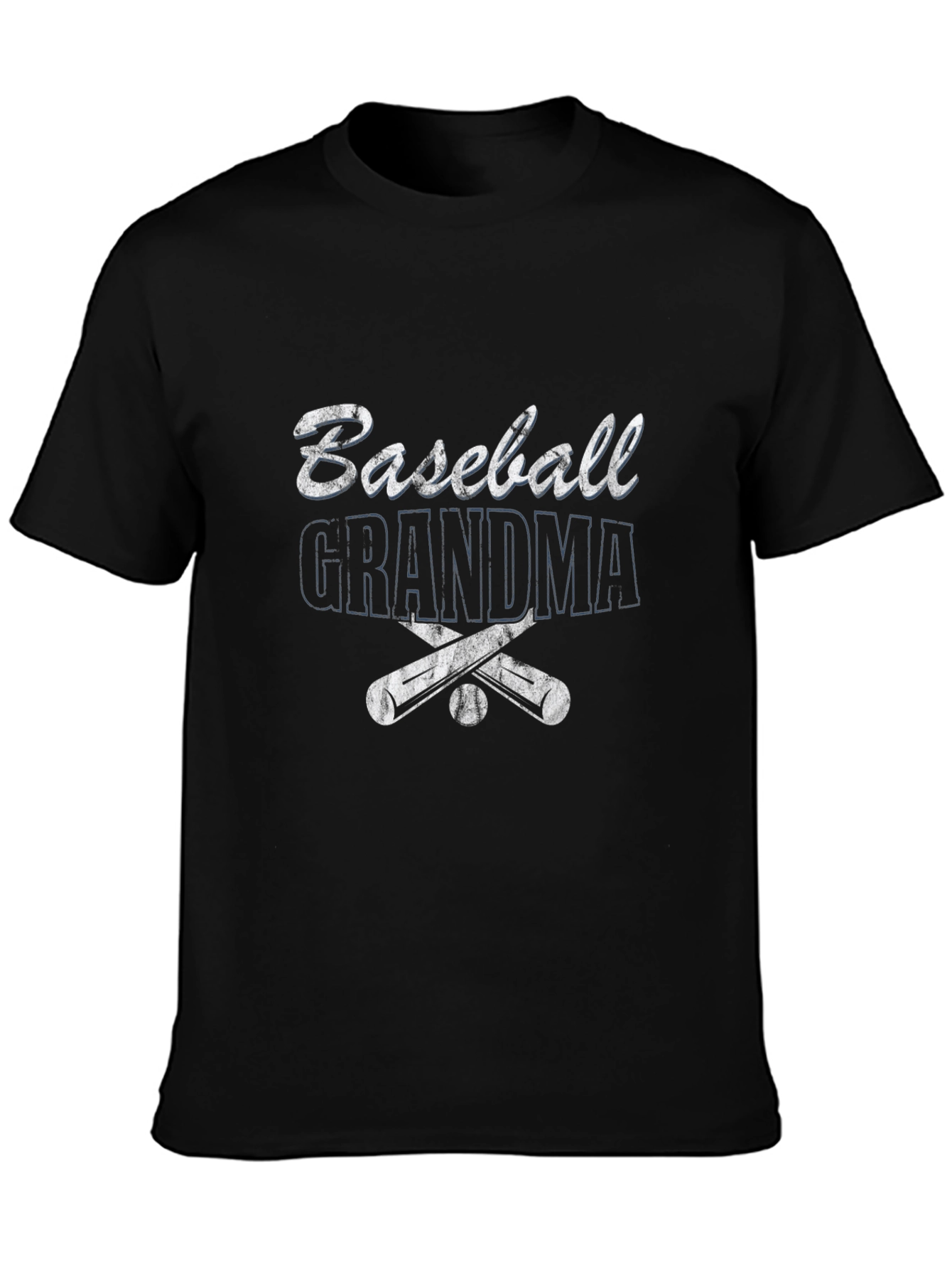 Black Baseball Grandma T-Shirt - Sporty Graphic Tee view 3