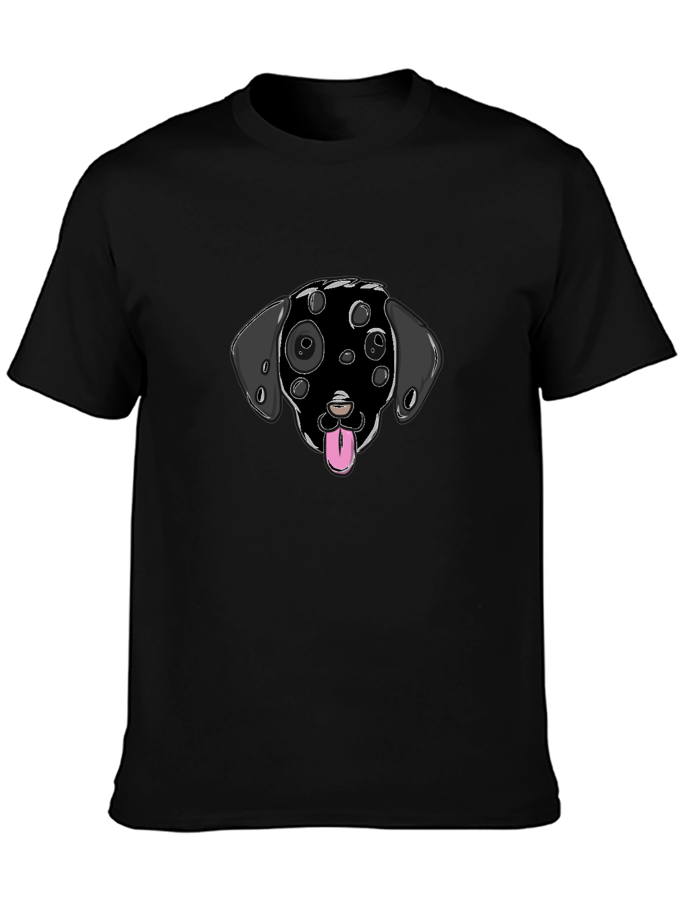 Black Black Dog Spot T-Shirt view 3