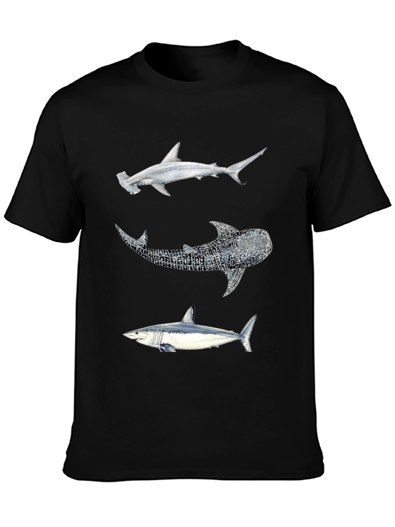 Black Shark Trio Black T-Shirt view 3