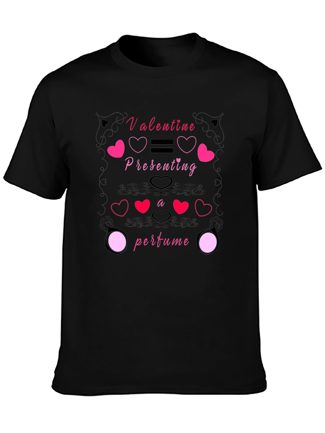 Black Valentine Perfume T-Shirt view 3