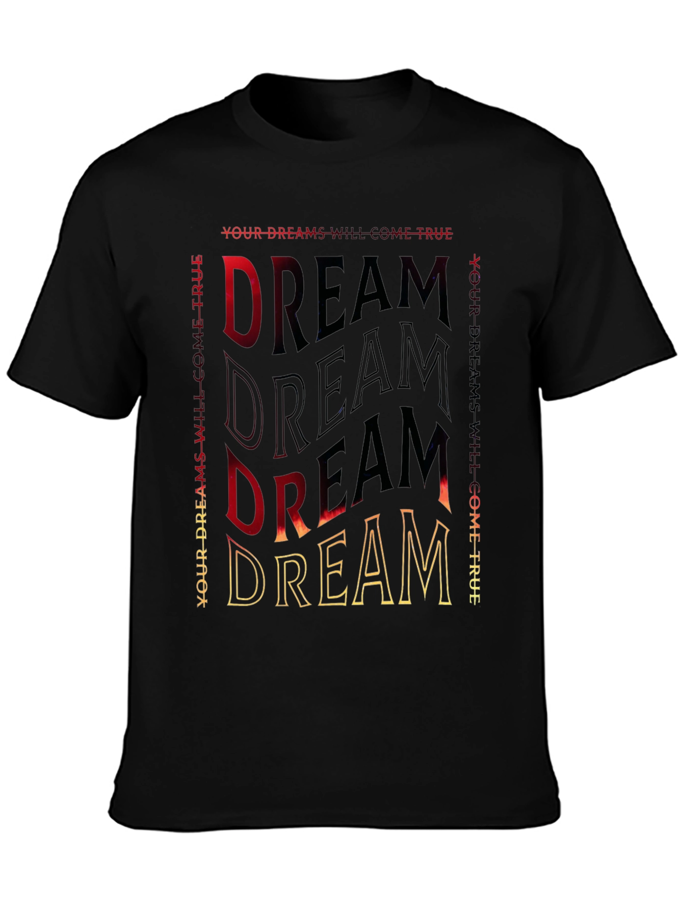 Black Dream Graphic T-Shirt - Black view 3