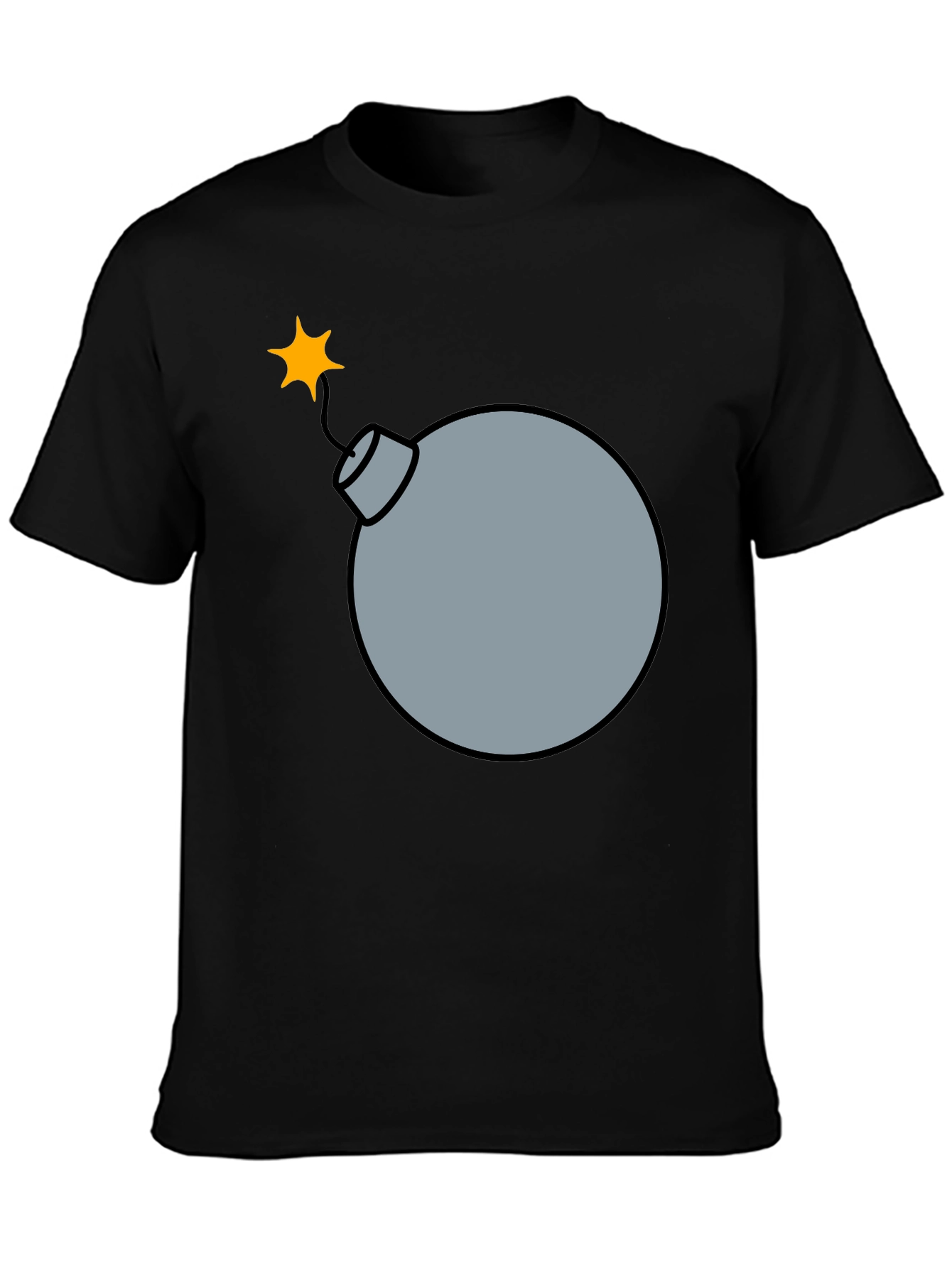 Black Bomb Graphic Tee - Explosive Style view 3