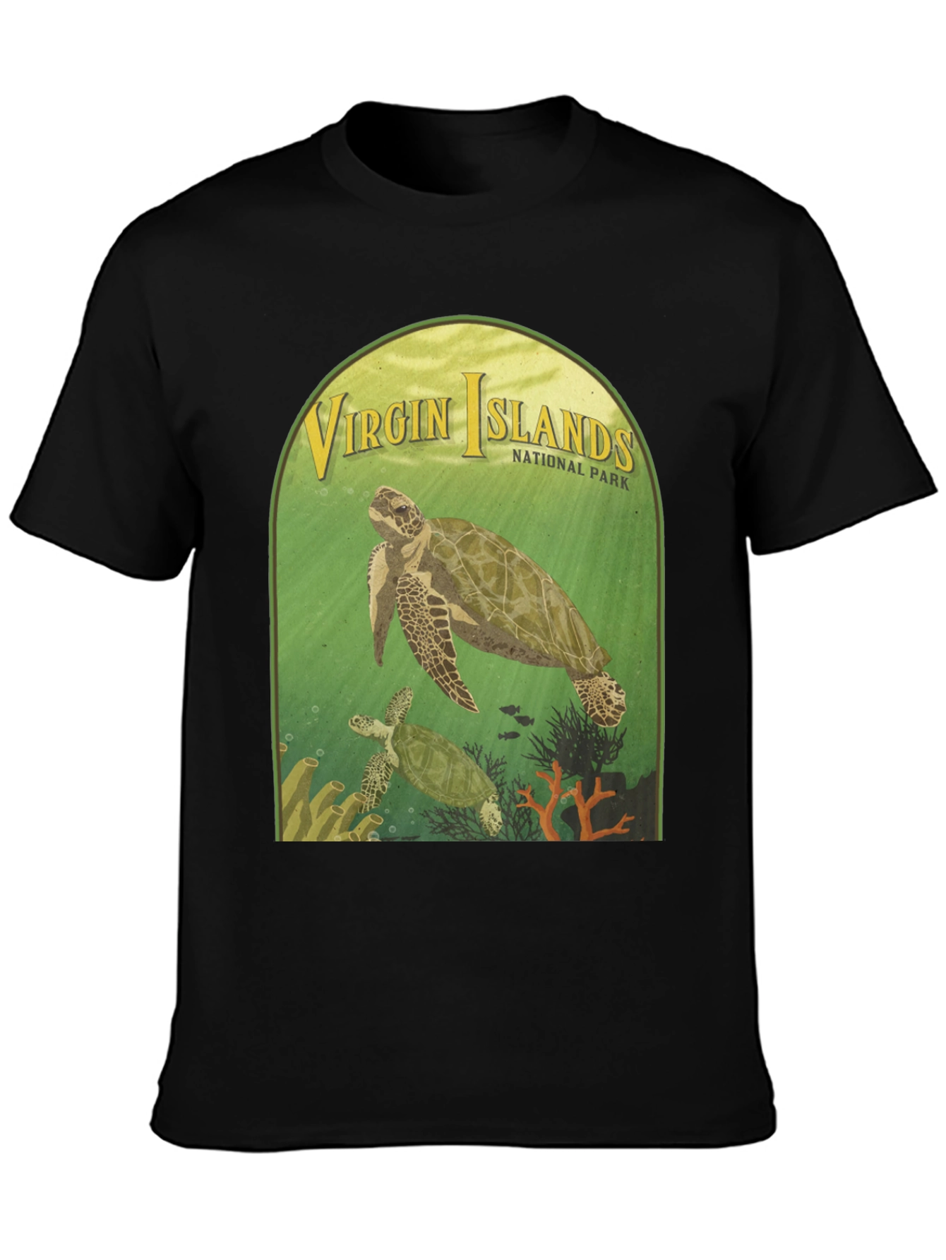 Virgin Islands National Park Turtle T-Shirt - 3