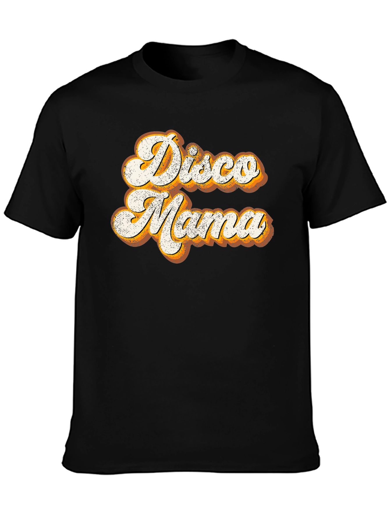 Black Disco Mama Retro T-Shirt view 3