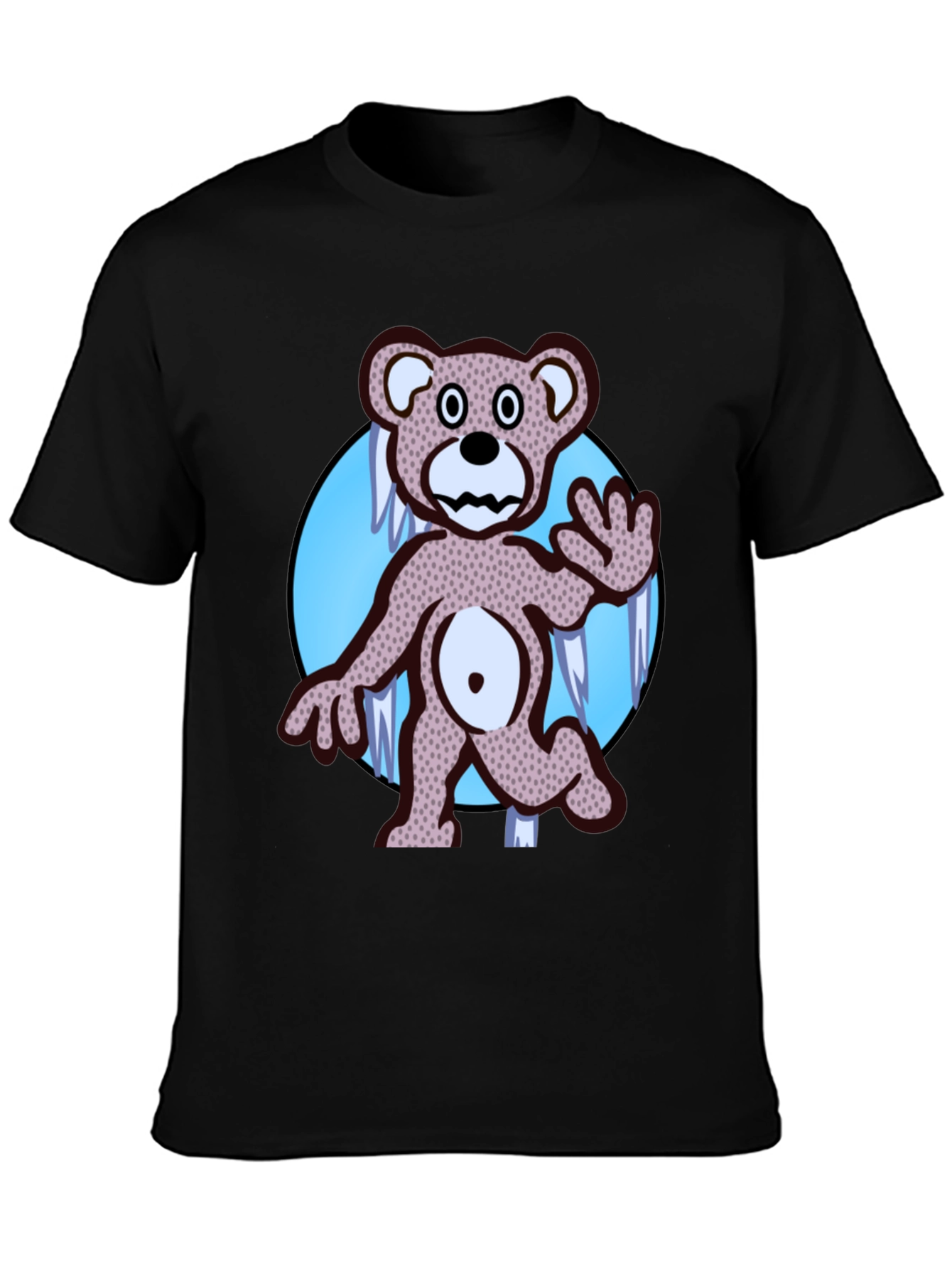 Black Dancing Bear Graphic Tee - Grateful Dead Inspired view 3