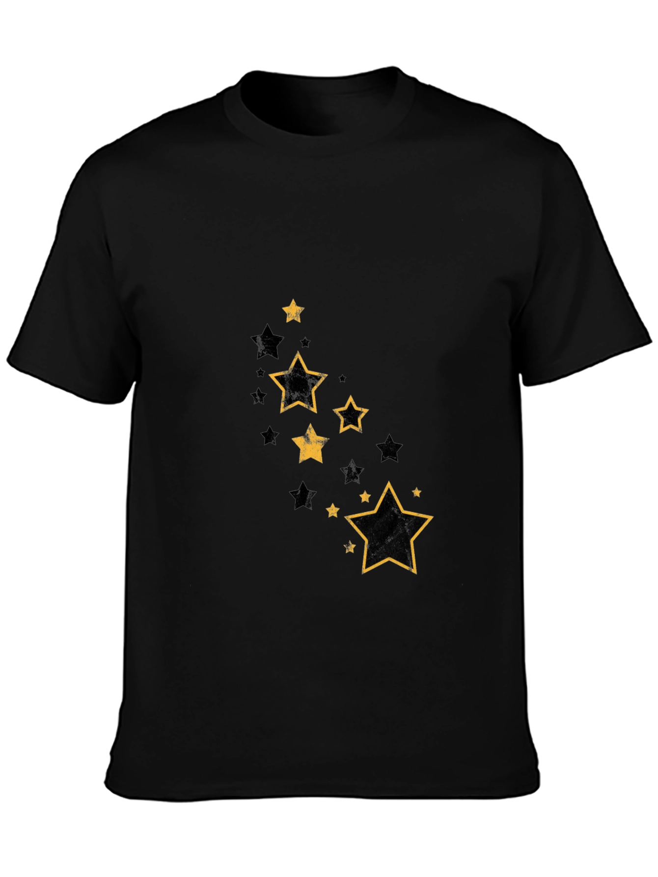 Black Star Graphic Black T-Shirt view 3