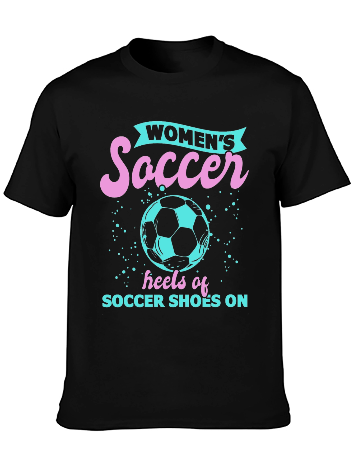 Women's Soccer Heels Graphic Tee - 3