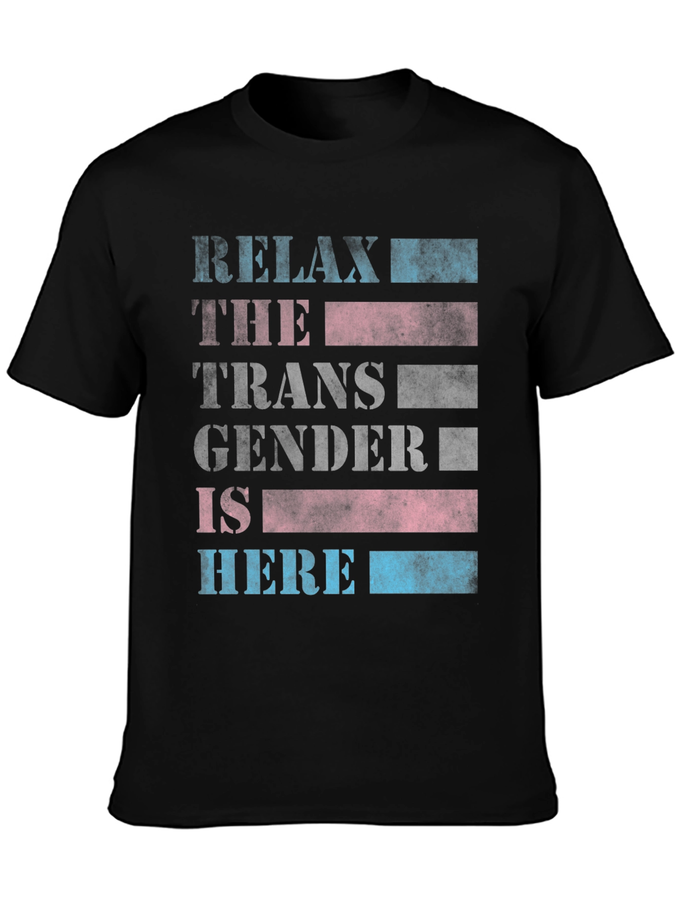 Black Relax, The Transgender is Here T-Shirt view 3