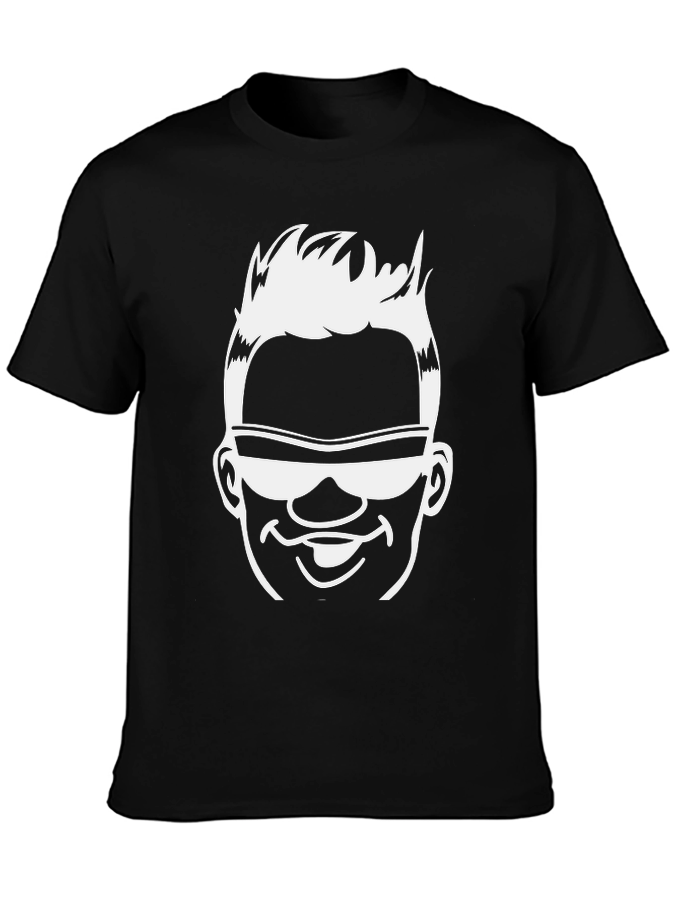 Black Cool Shades Graphic Tee - Black view 3