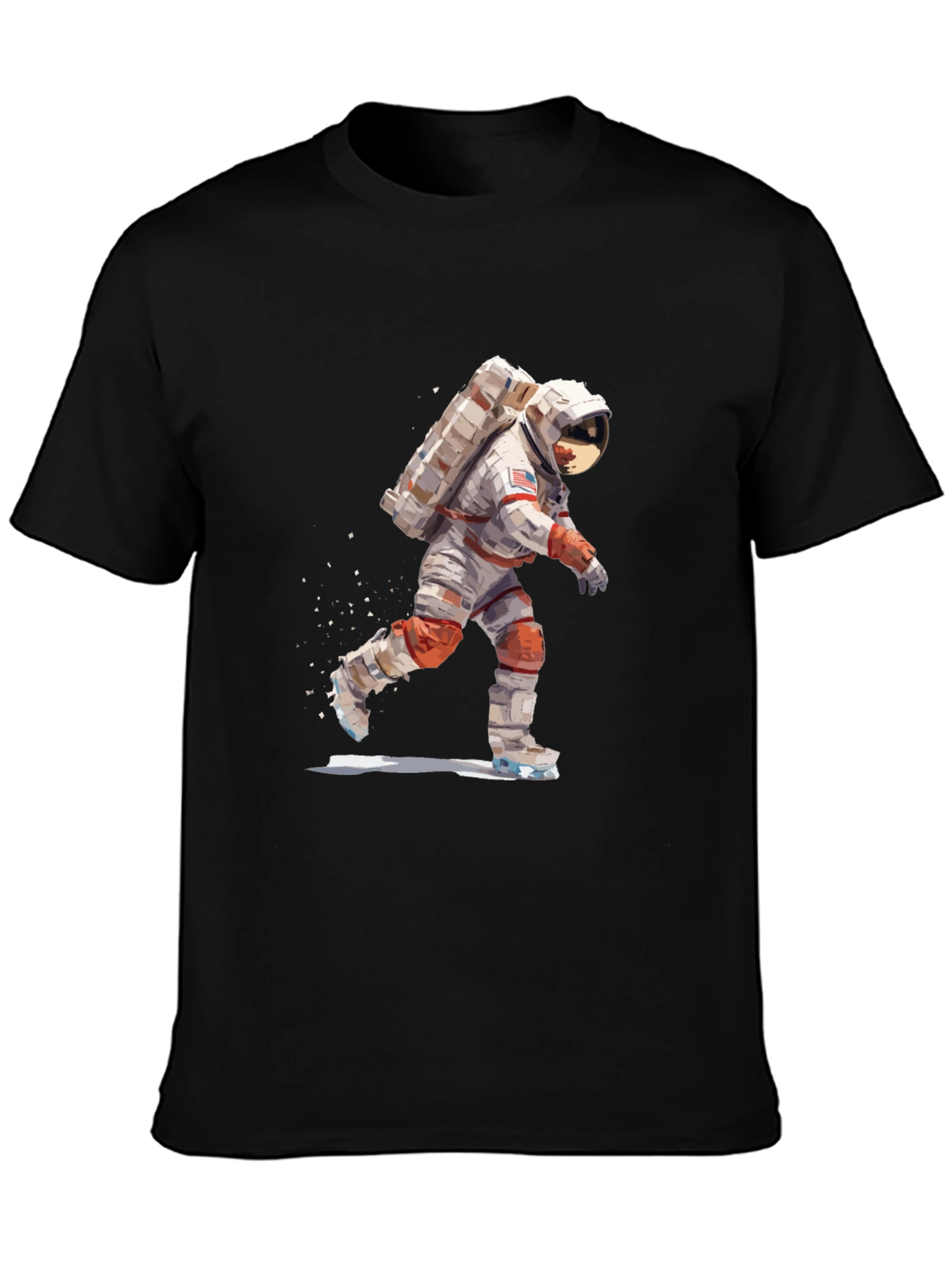 Black Astronaut Graphic Tee - Explore in Style view 3