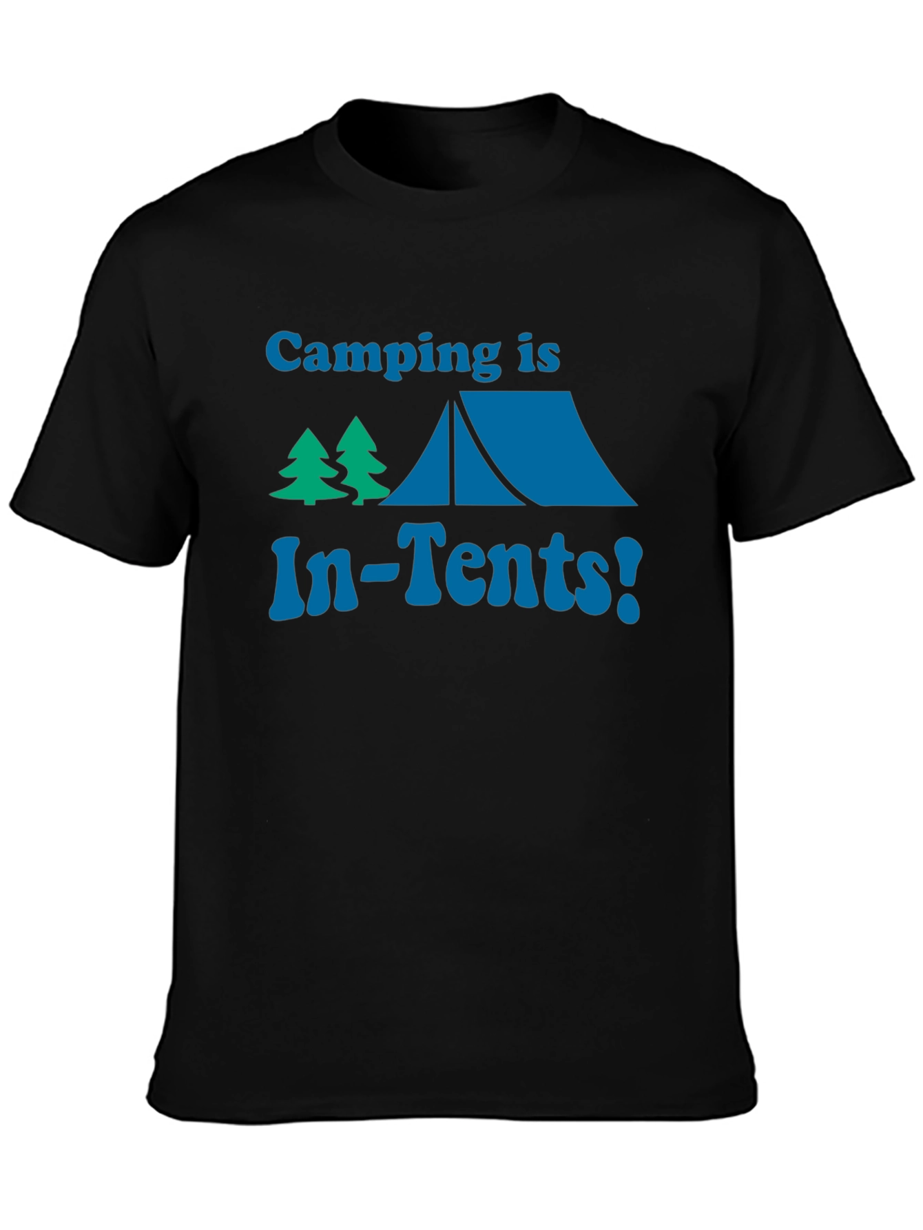Black Camping is In-Tents! T-Shirt view 3