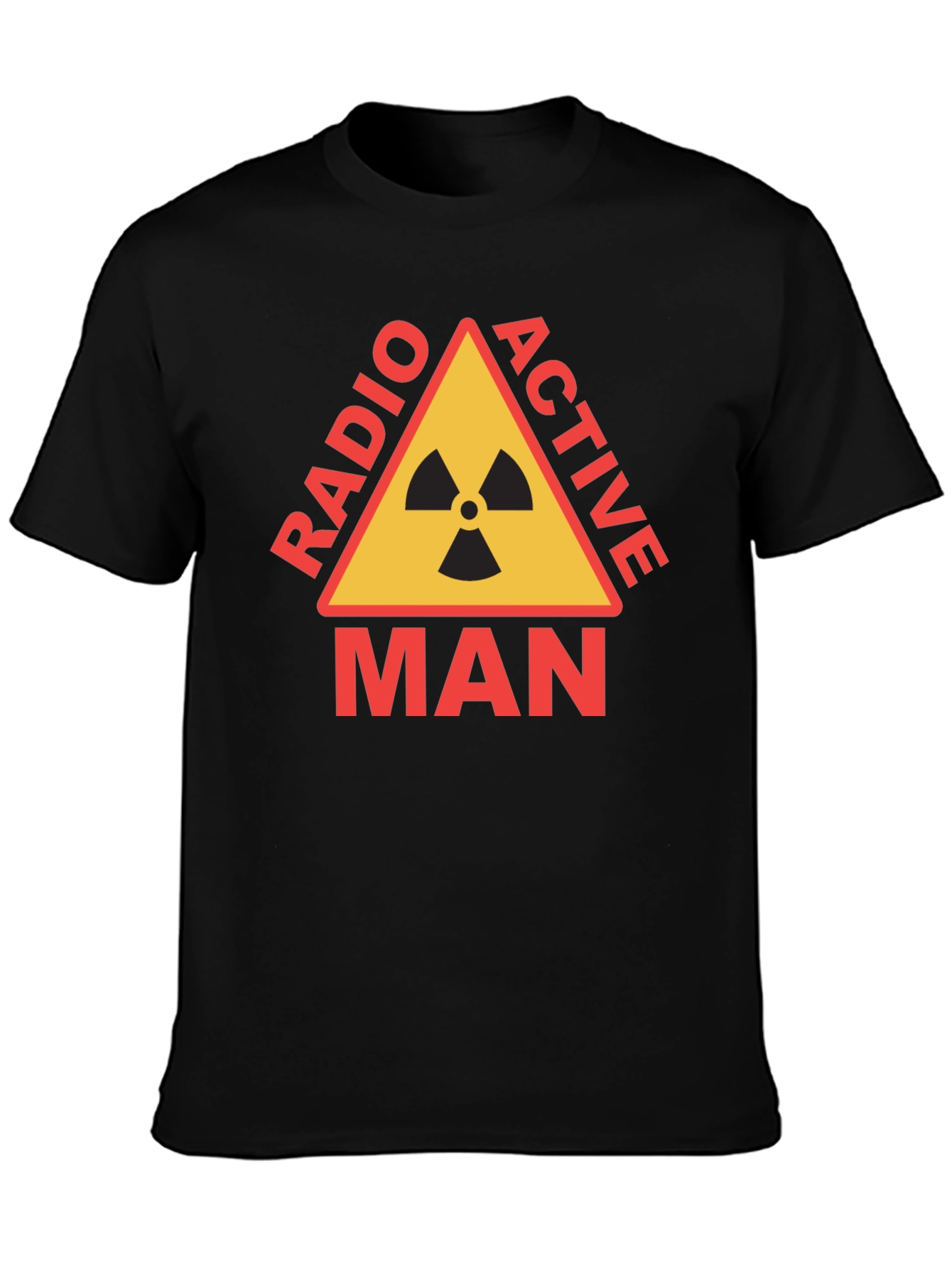 Black Radioactive Man T-Shirt - Nuclear Symbol Tee view 3
