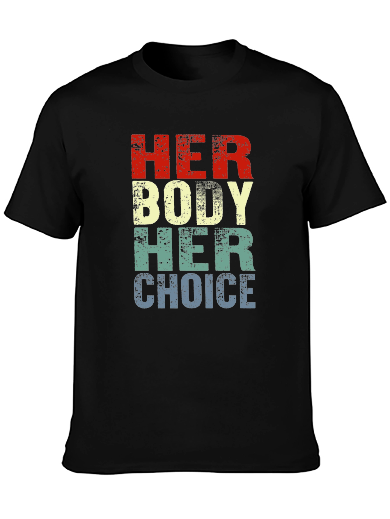 Her Body Her Choice T-Shirt Pro Choice Feminist Tee - 3
