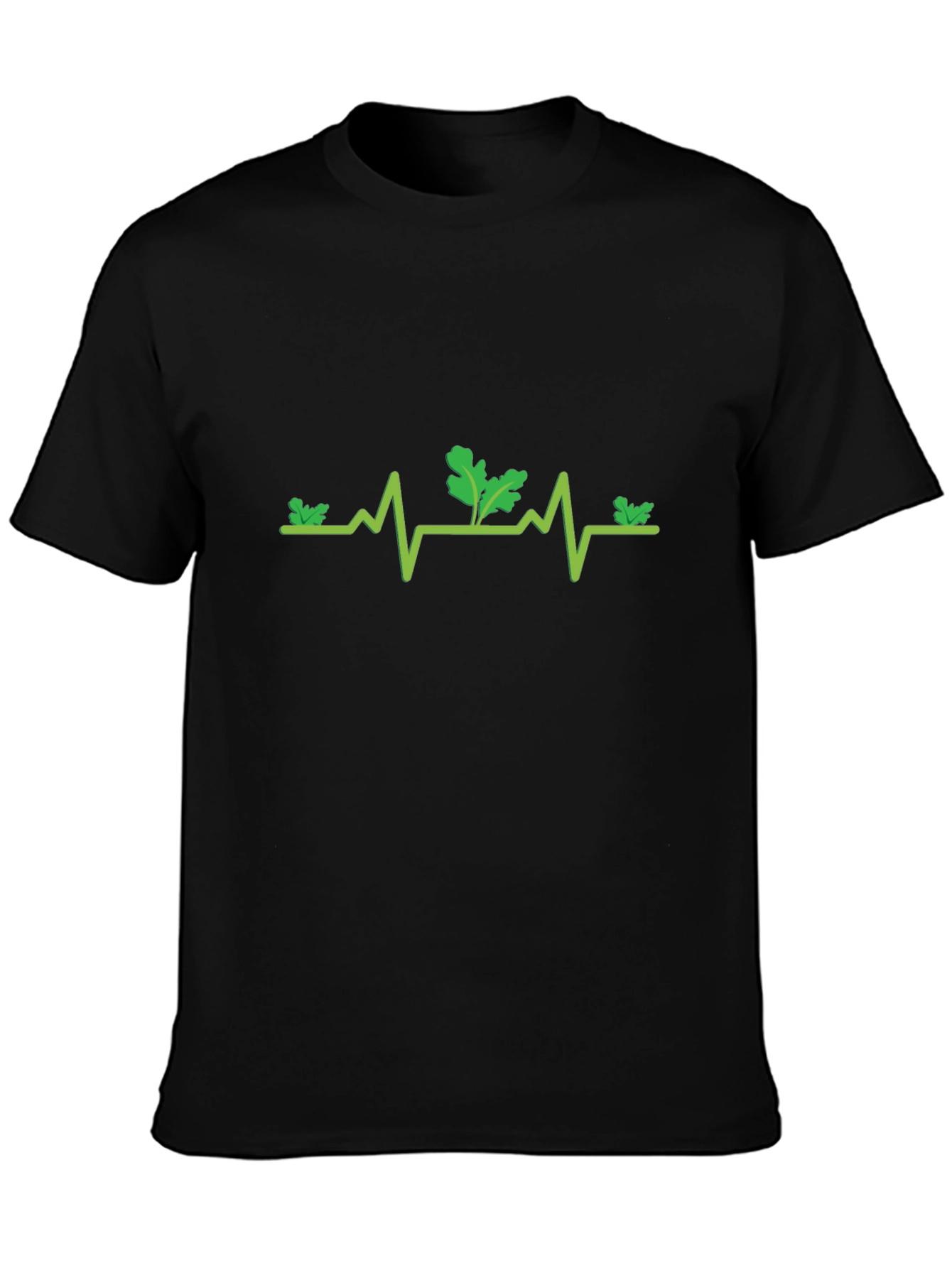 Black Nature's Pulse T-Shirt - Earth Day Tee view 3
