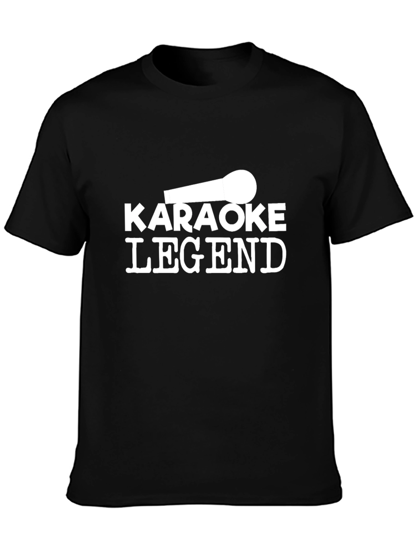 Black Karaoke Legend Graphic Tee view 3