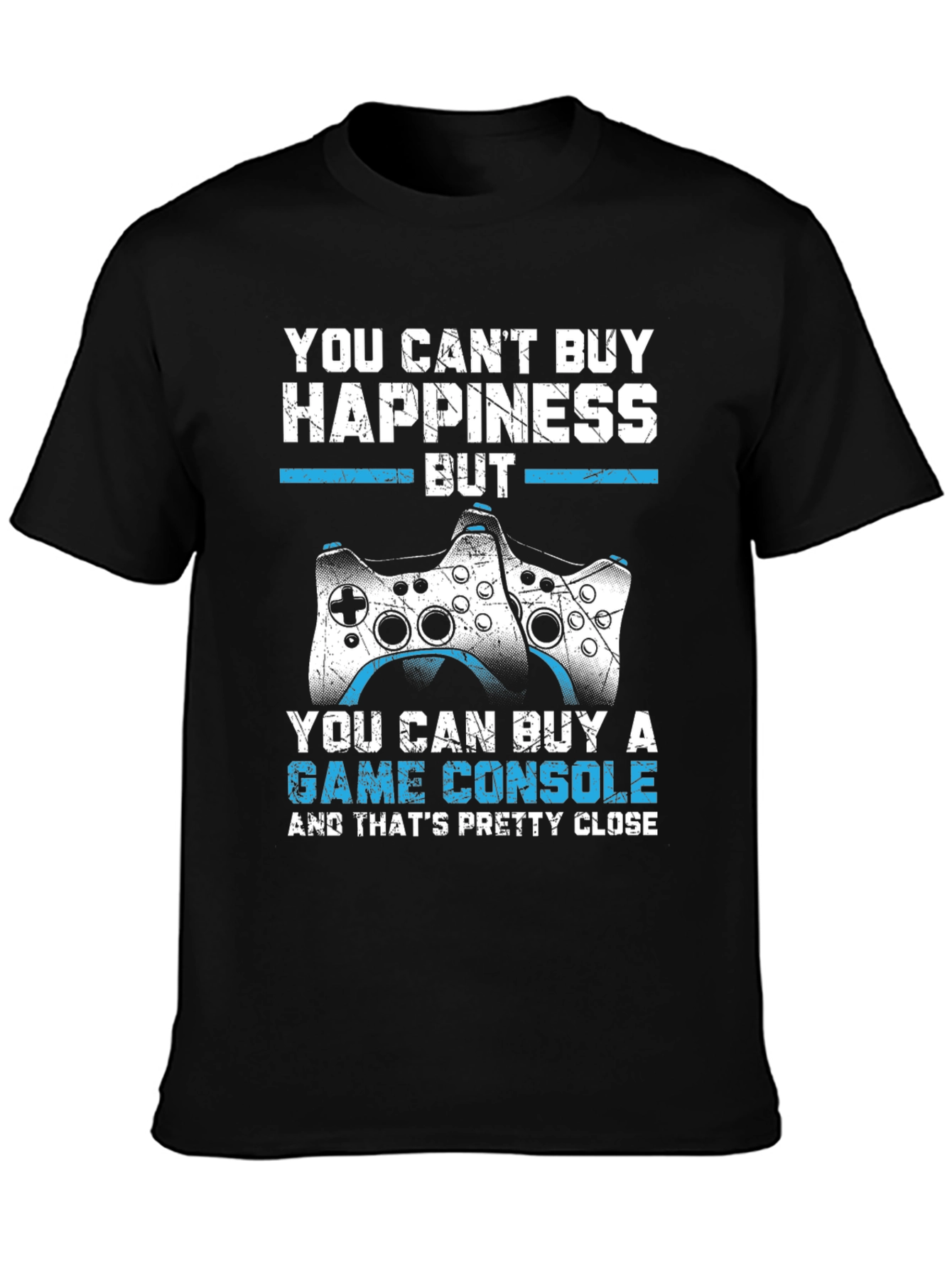 Black Funny Gamer T-Shirt - Buy a Game Console! view 3