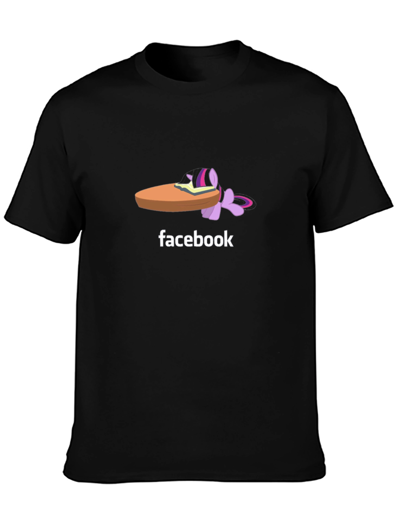 Black Facebook Mouse Trap Graphic Tee view 3