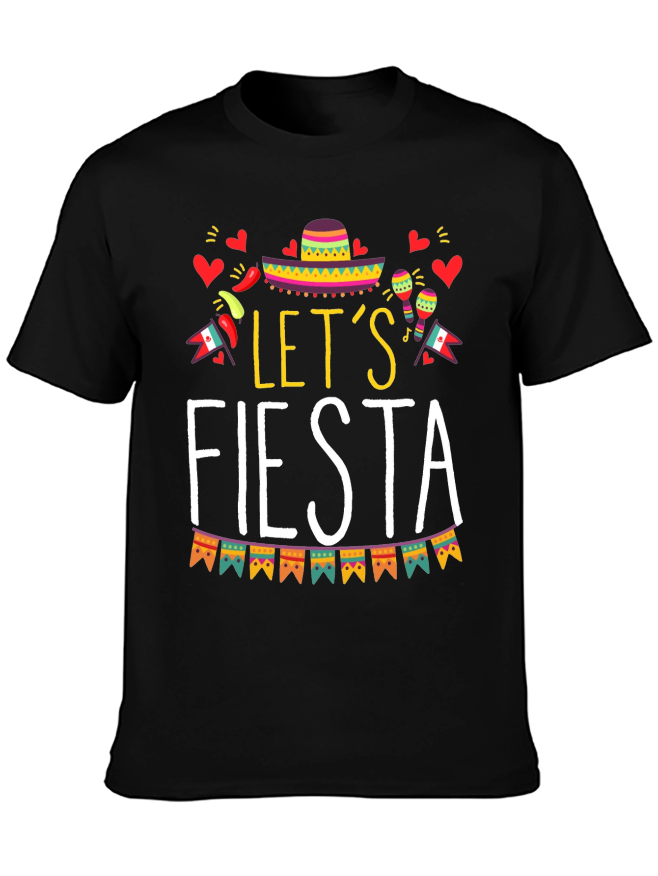 Let's Fiesta Graphic T-Shirt - 3