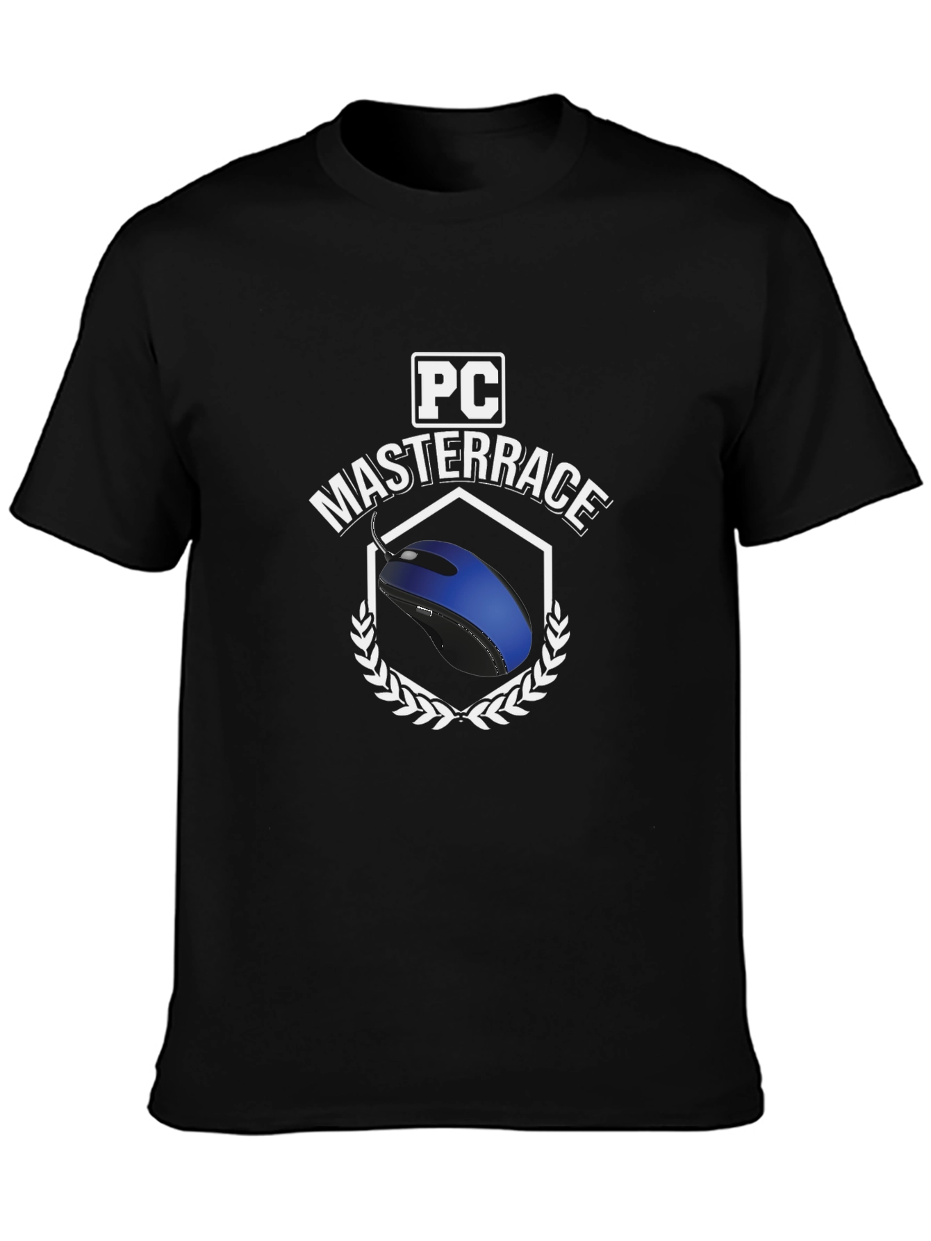 Black PC Master Race Gaming T-Shirt - Black view 3