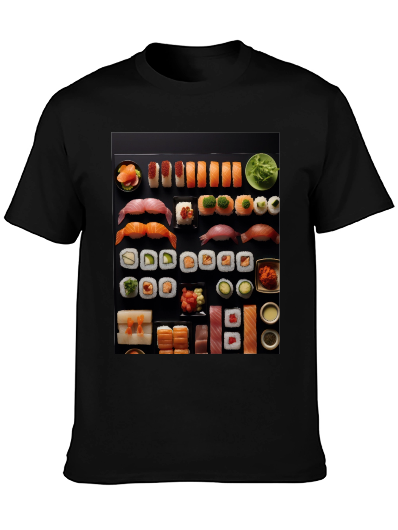 Sushi Feast Graphic Tee - Food Lover's Delight - 3