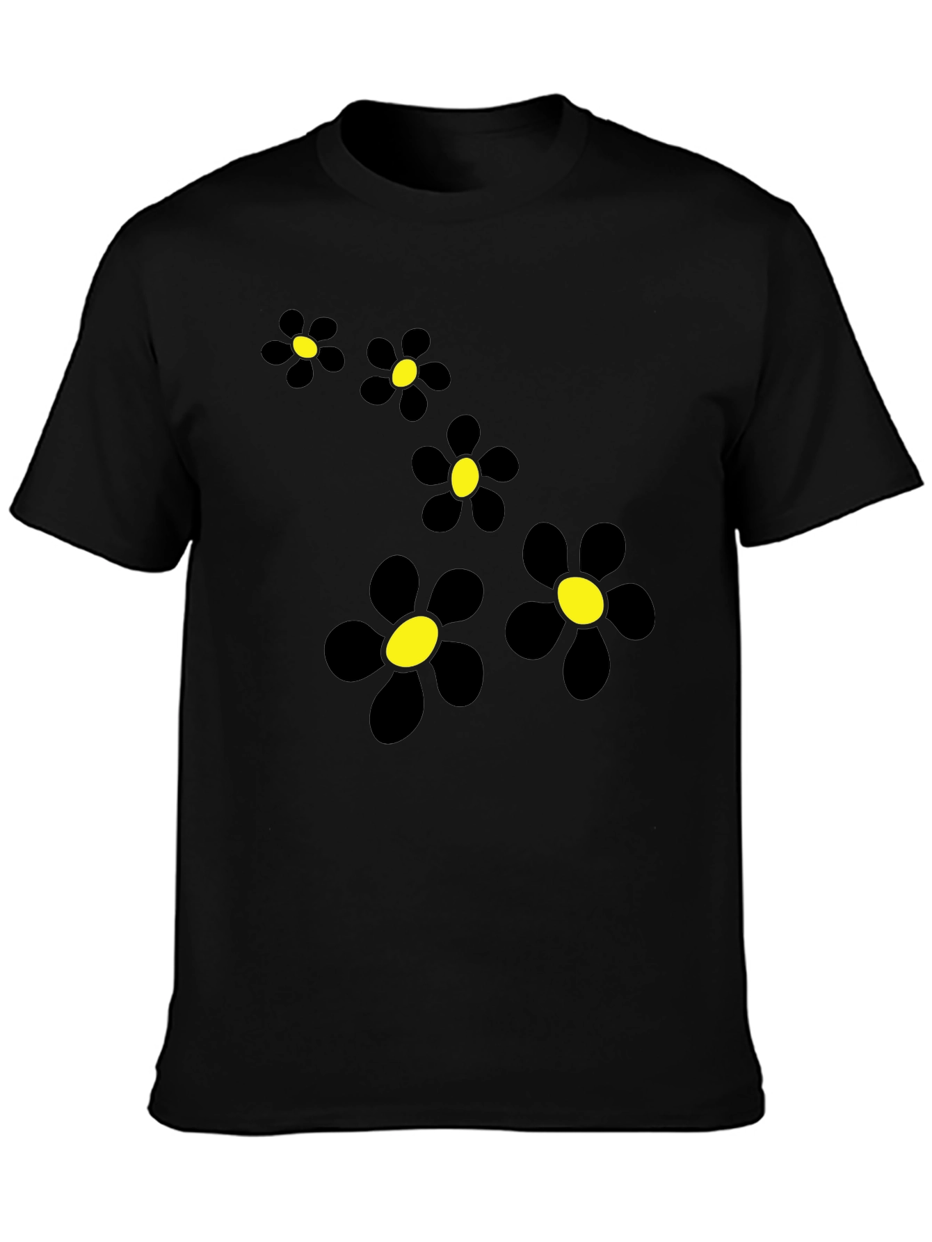 Black Black Daisy Chain Graphic Tee view 3