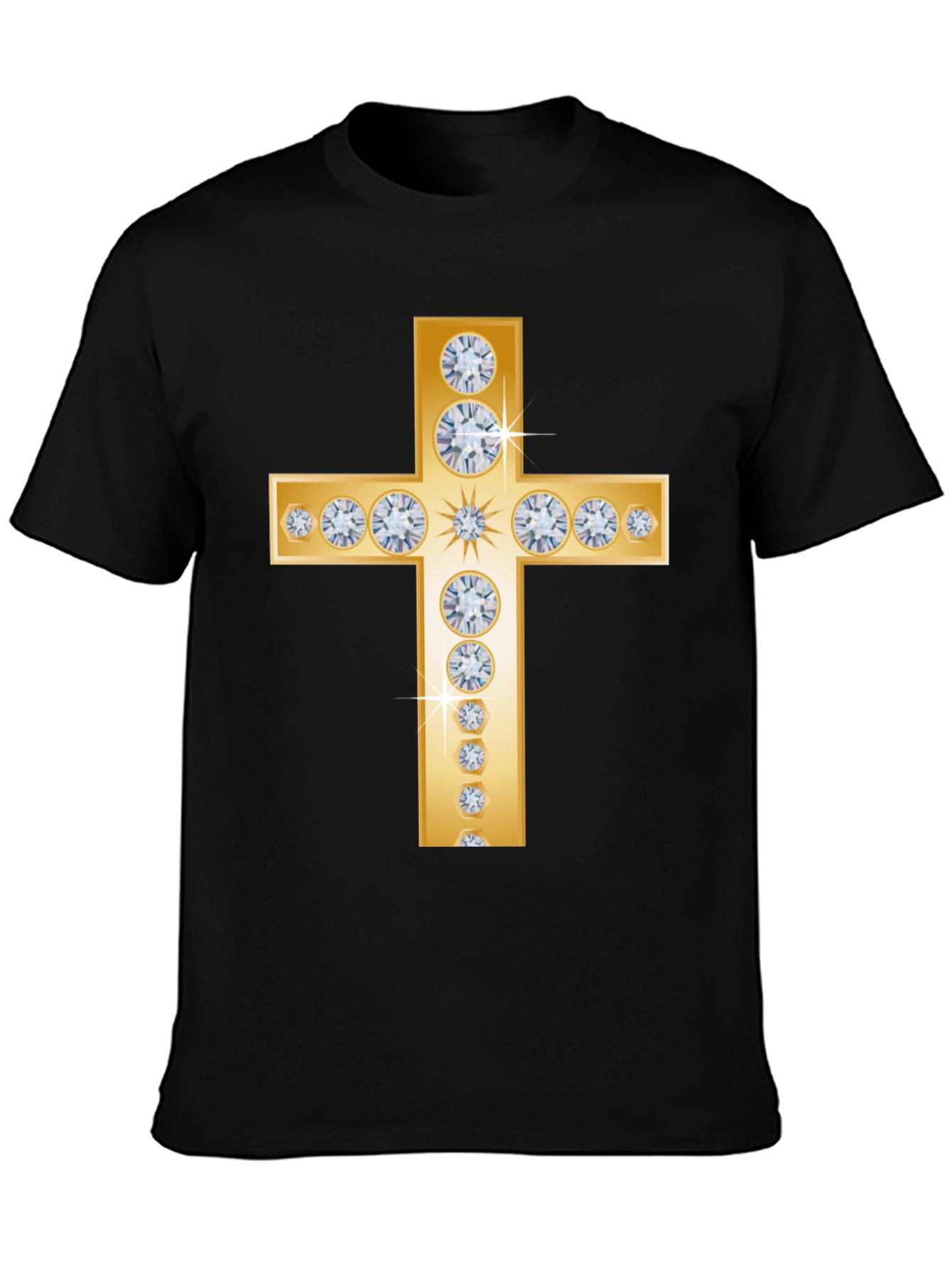 Black Diamond Cross Graphic Tee view 3