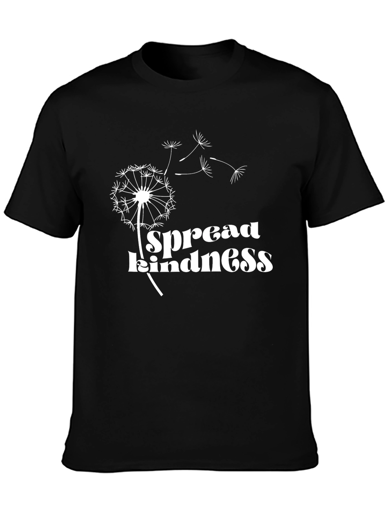 Black Spread Kindness Graphic Tee - Black view 3