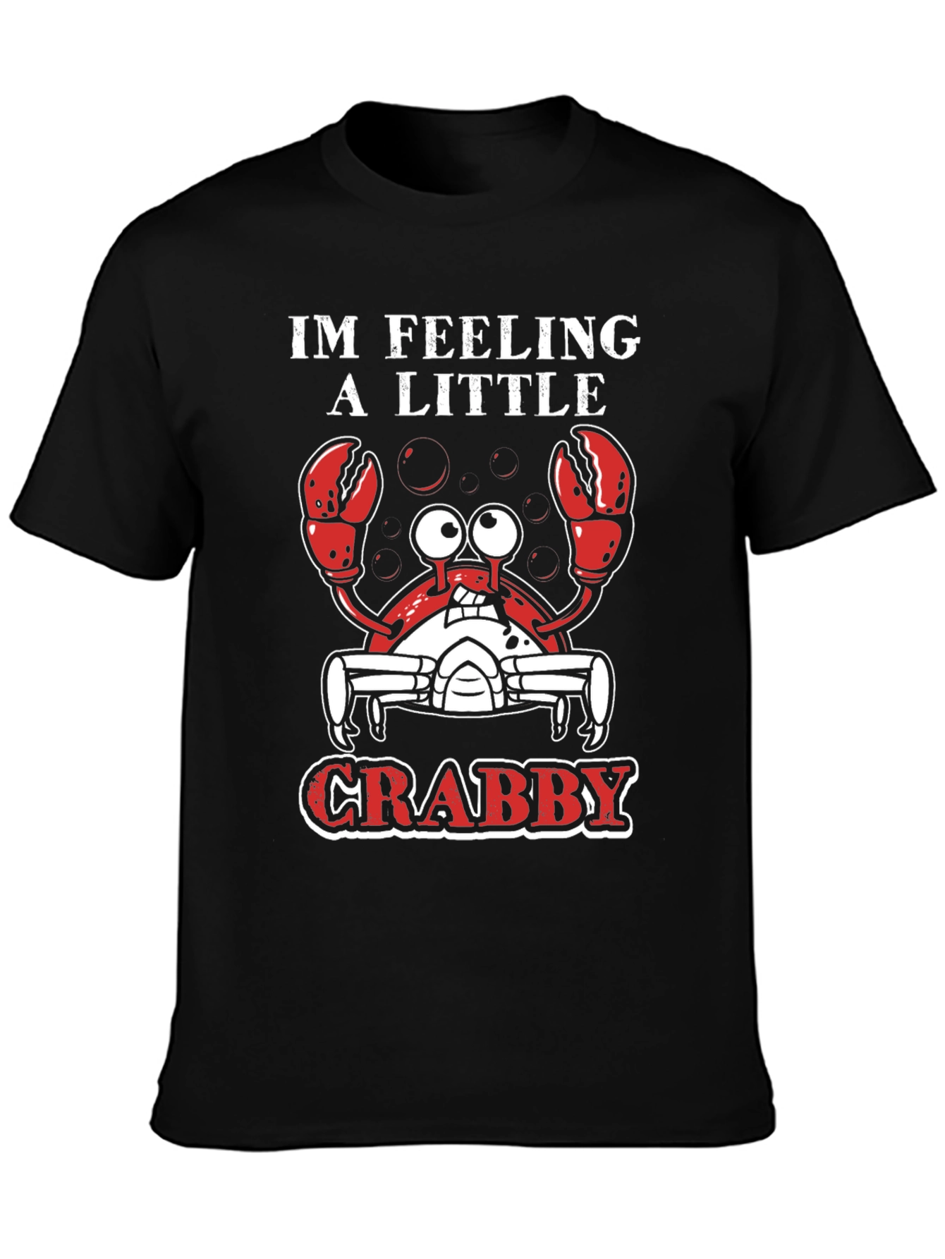 Crabby T-Shirt, Funny Cartoon Crab Tee - 3
