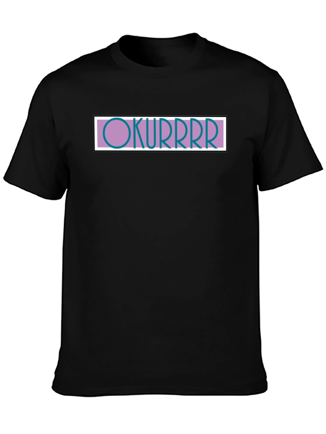 Black Okurrr T-Shirt - Trendy Graphic Tee view 3