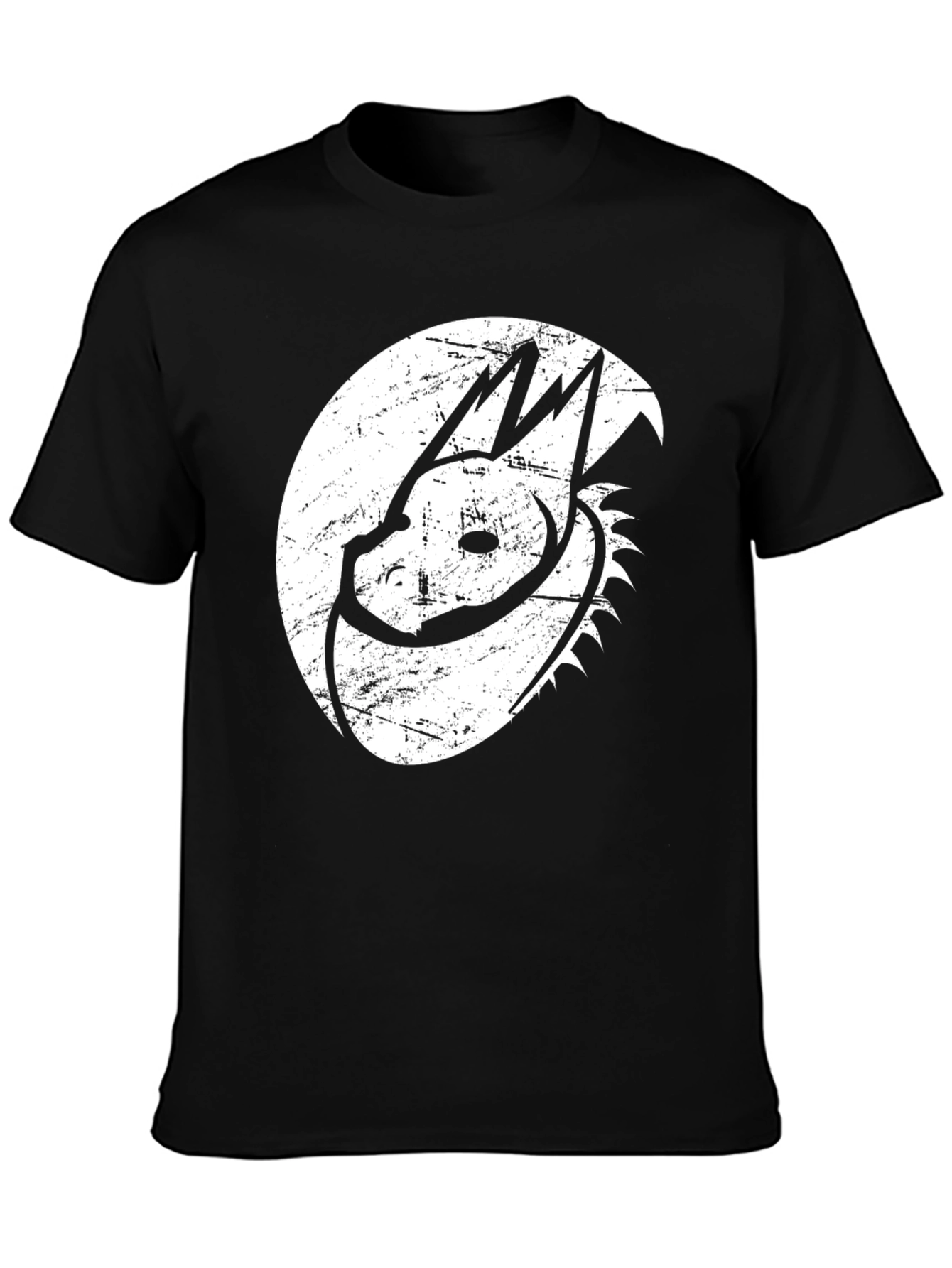 Black Dragon Graphic Tee - Black Cotton Blend view 3